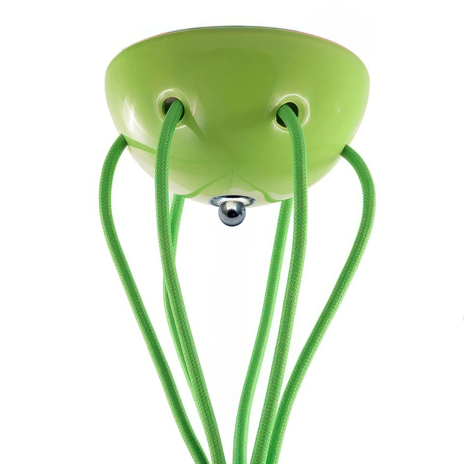 Ceramic ceiling rose kit with 7 holes - Pistachio green