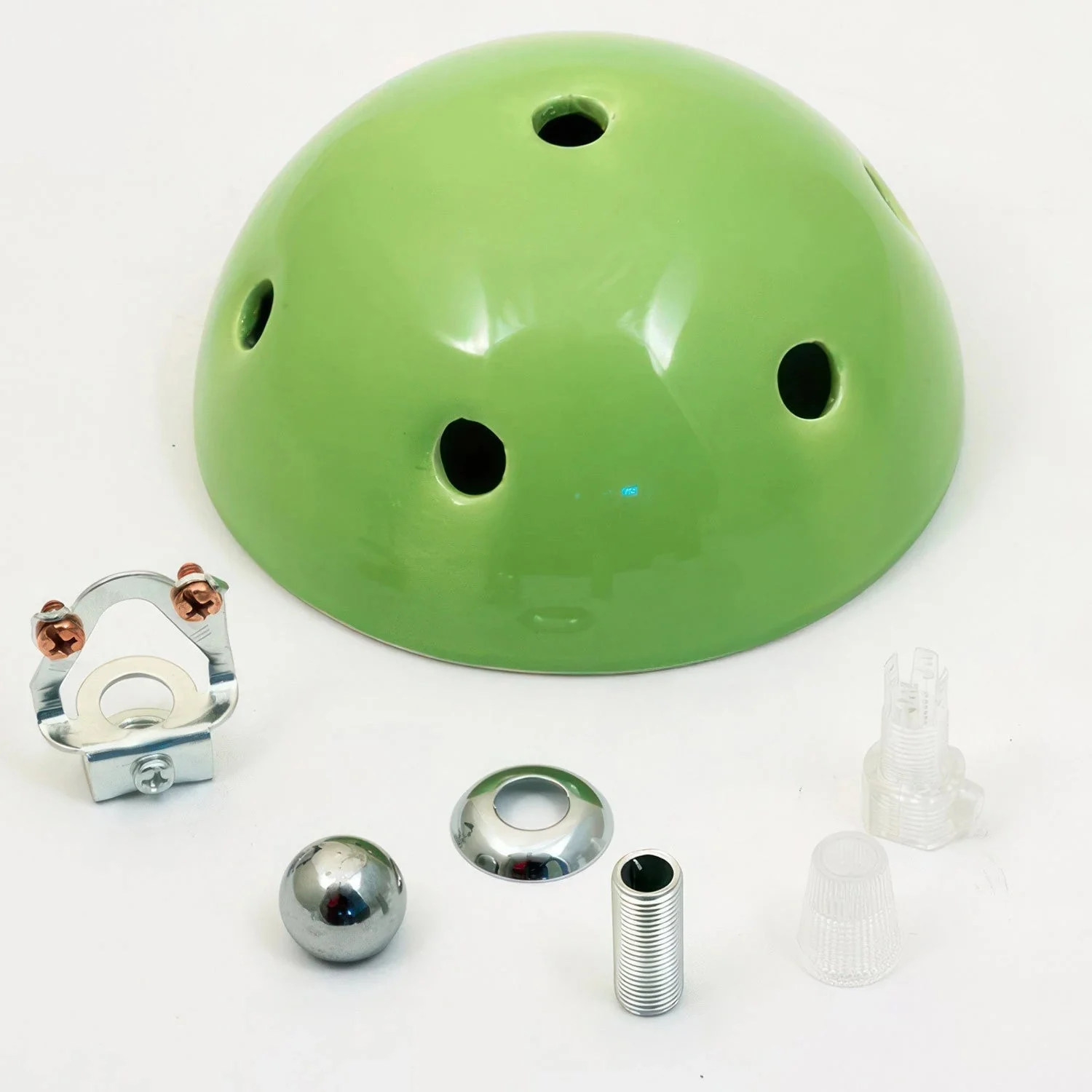 Ceramic ceiling rose kit with 7 holes - Pistachio green - Image 3