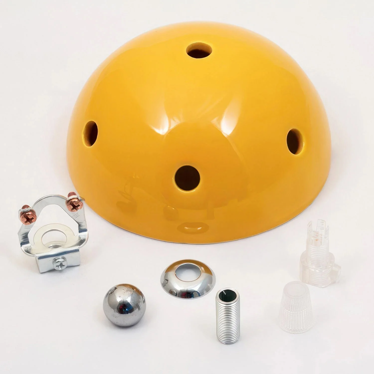Ceramic ceiling rose kit with 7 holes - Yellow - Image 3
