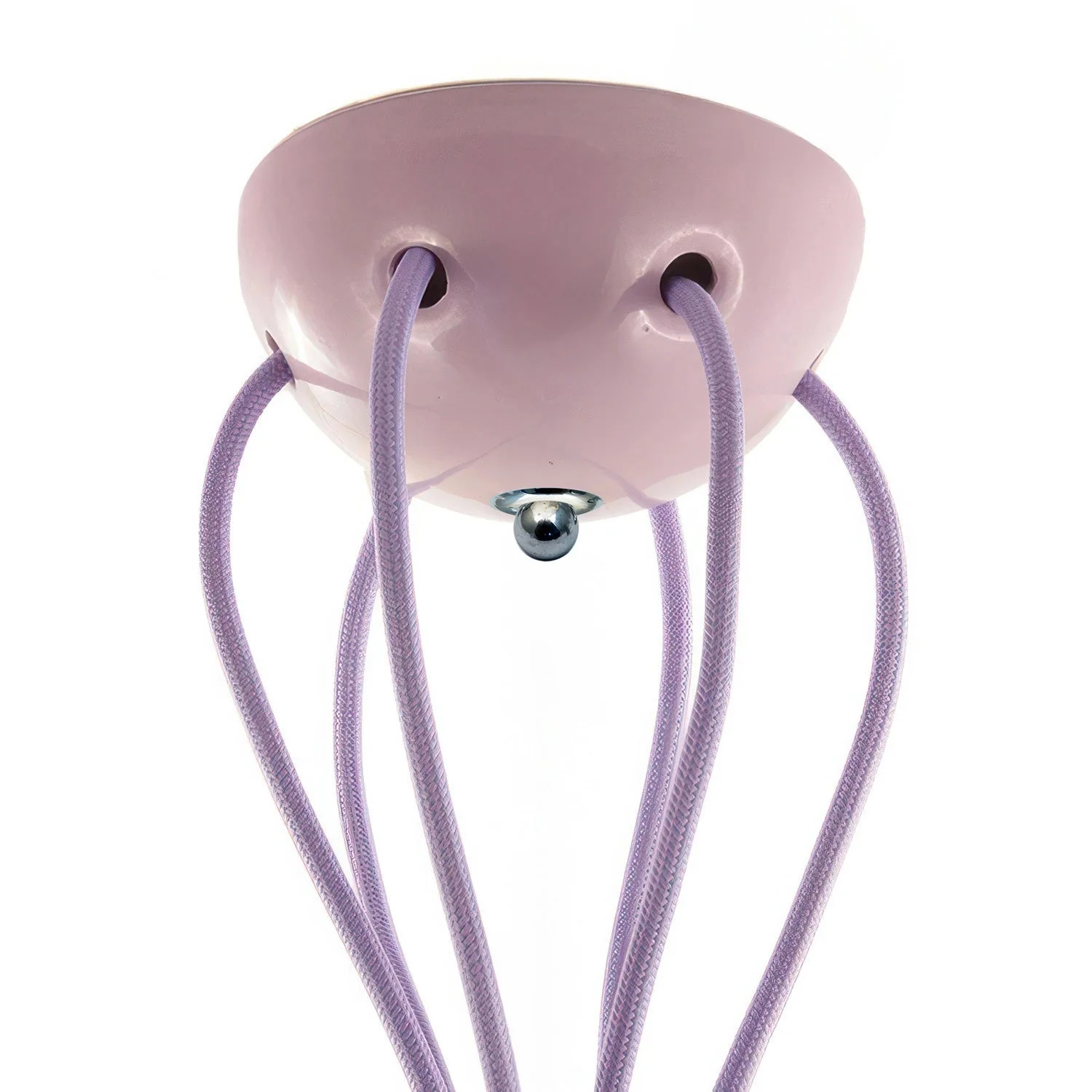 7-hole ceramic ceiling rose kit - Lilac