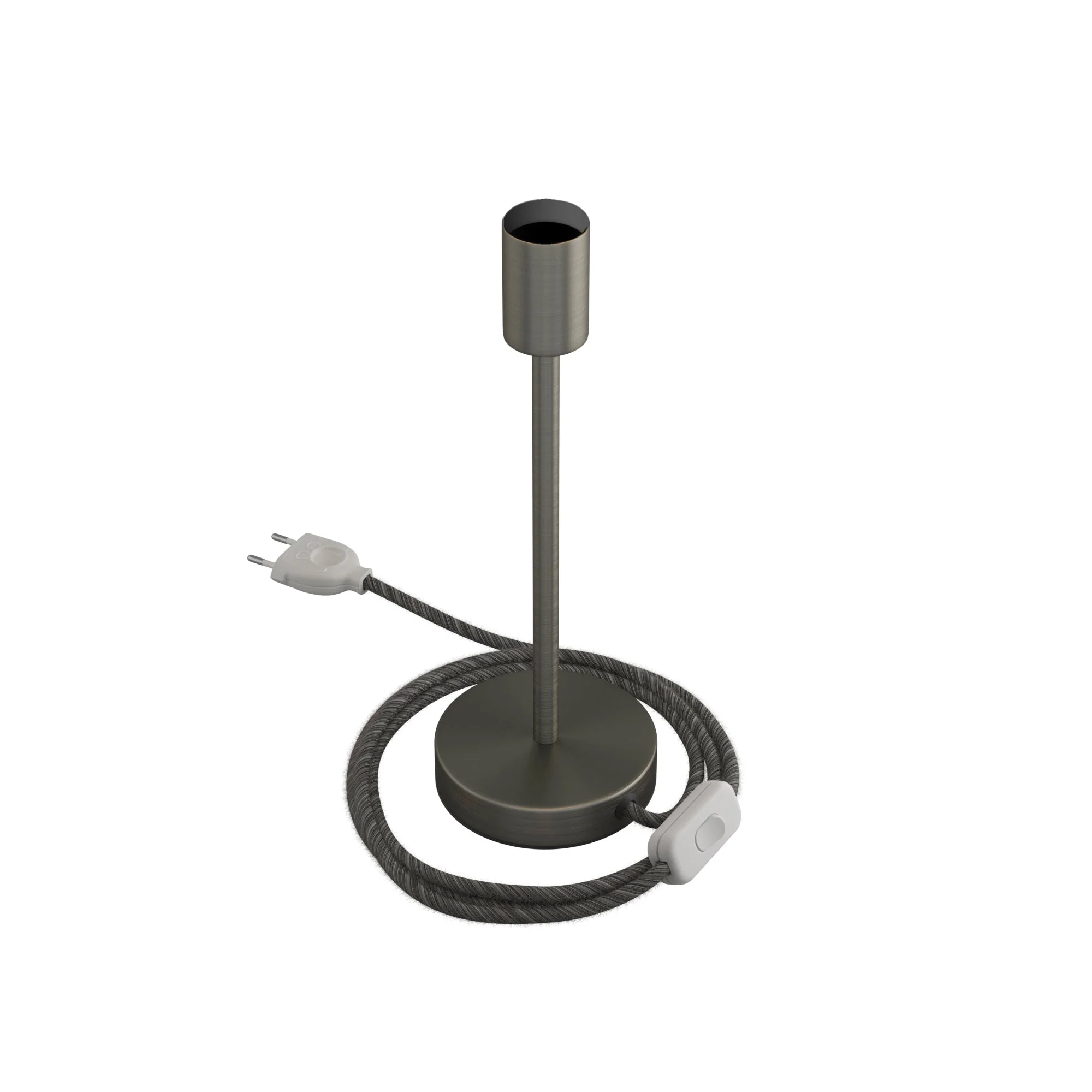 Alzaluce - Metal table lamp - Satin titanium - Image 10