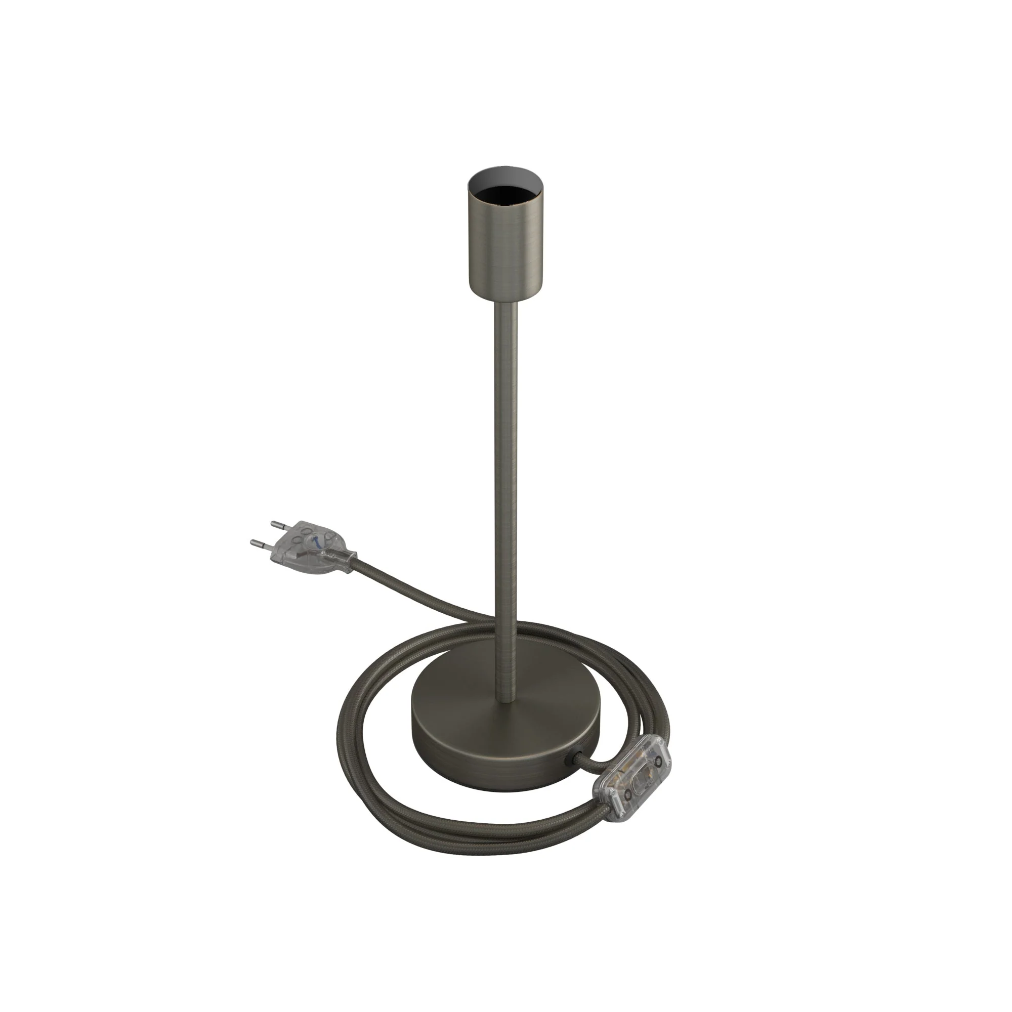 Alzaluce - Metal table lamp - Satin titanium - Image 11