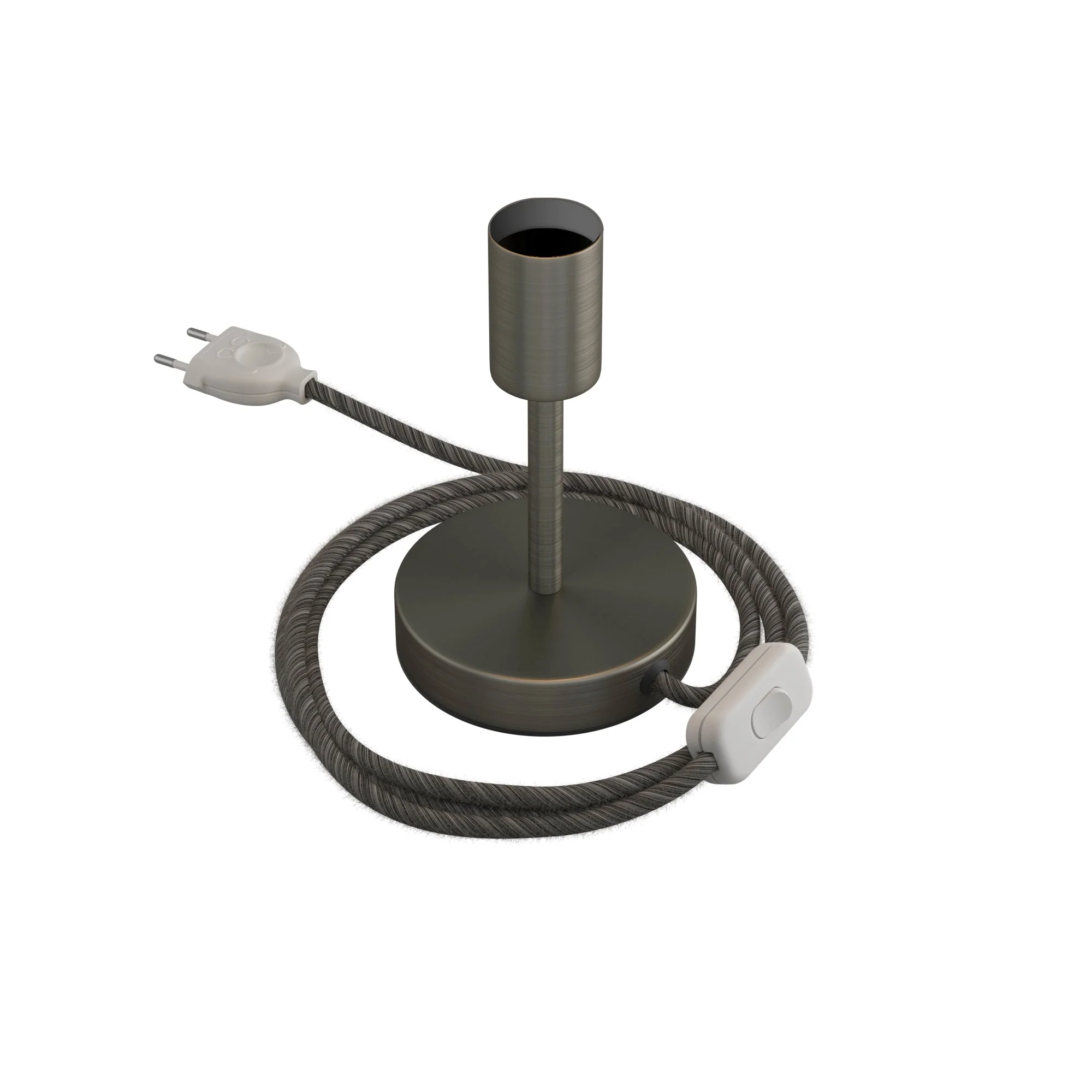 Alzaluce - Metal table lamp - Satin titanium - Image 5
