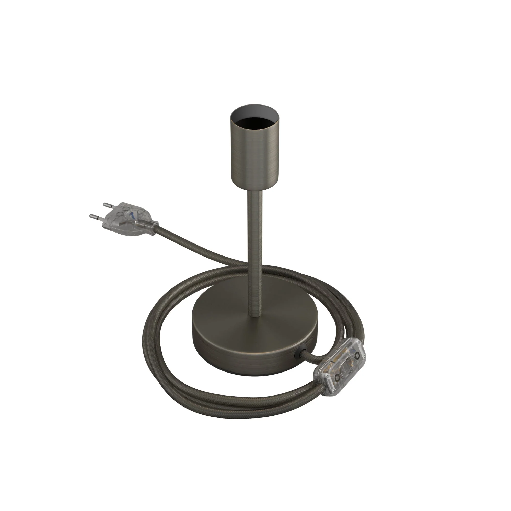 Alzaluce - Metal table lamp - Satin titanium - Image 7