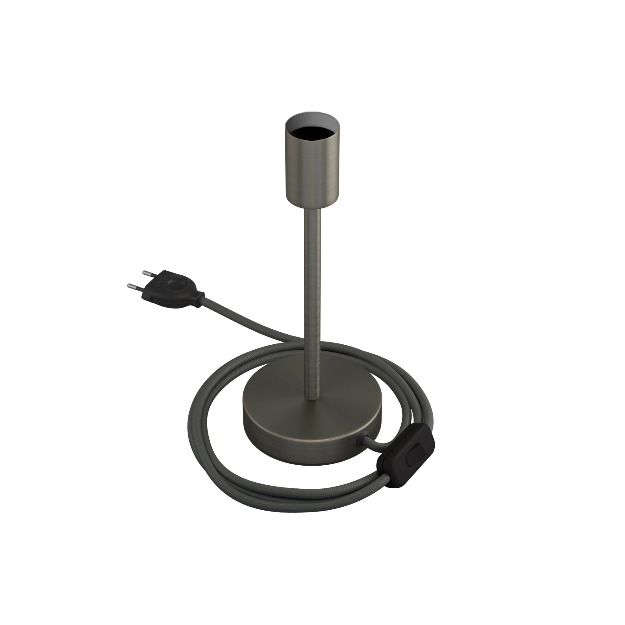 Alzaluce - Metal table lamp - Satin titanium - Image 9