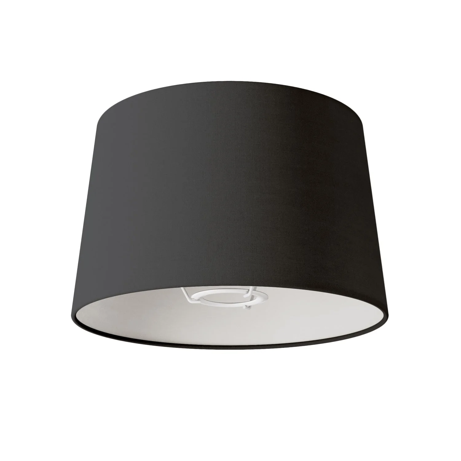 Athena lampshade with E27 fitting for table or floor lamp - Made in Italy - Anthracite Fabric