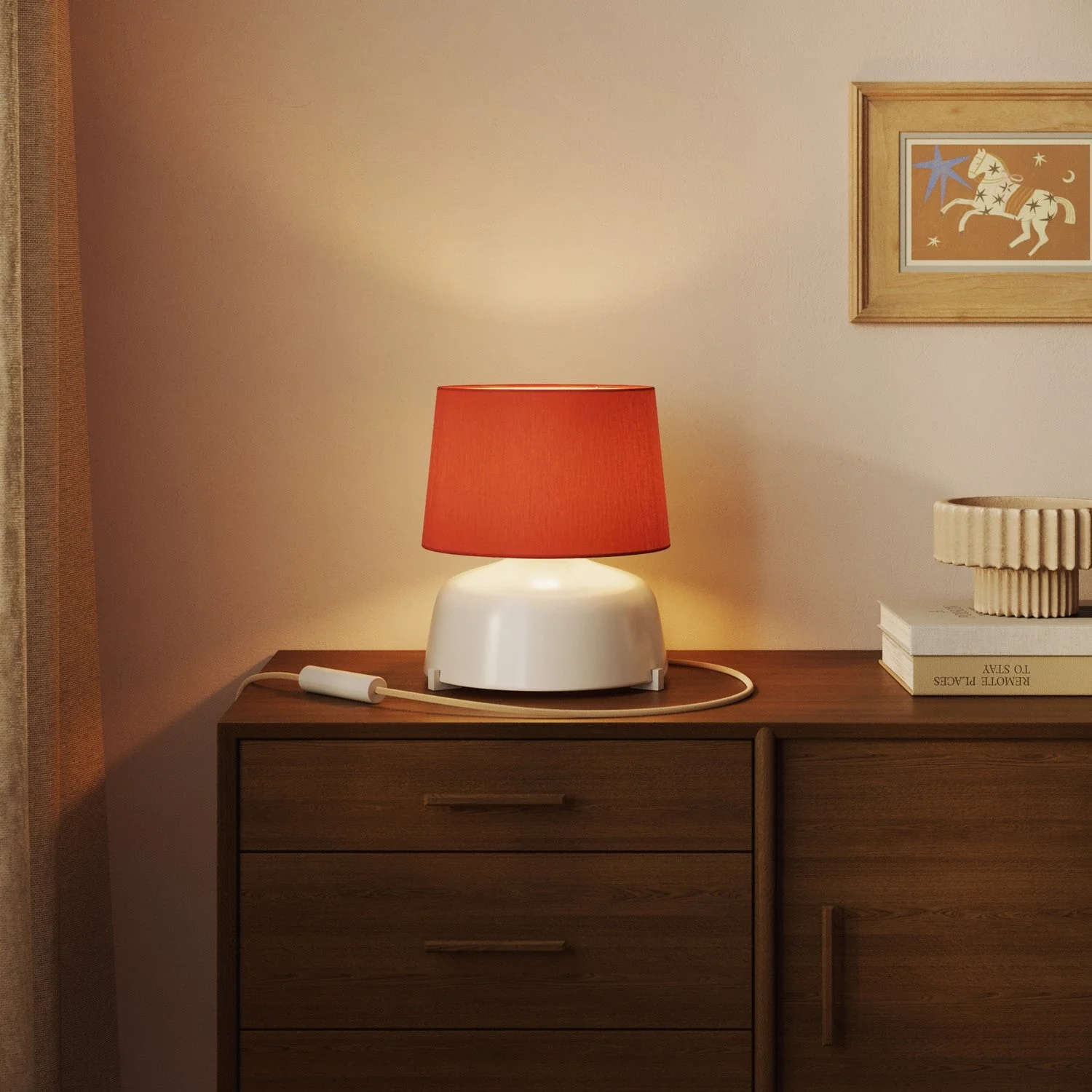 Lampshade Athena with E27 fitting for table or floor lamp - Made in Italy - Cinette Lobster - Image 2