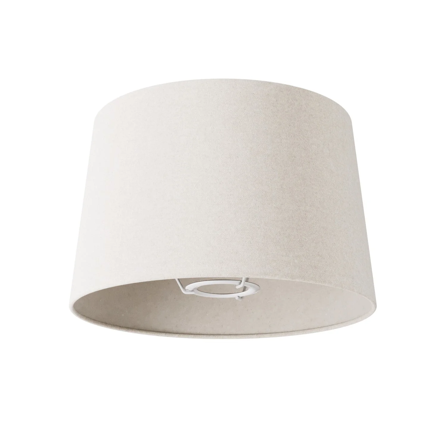 Athena Lampshade with E27 fitting for table or floor lamp - Made in Italy - Sand Wool