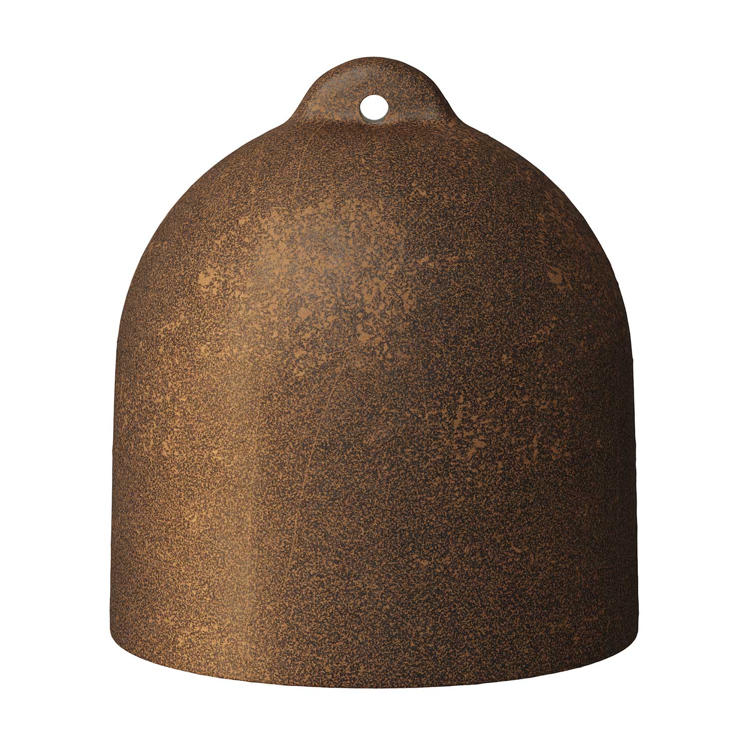 Campana, medium ceramic lampshade for pendant light - Made in Italy - Corten effect - Image 4