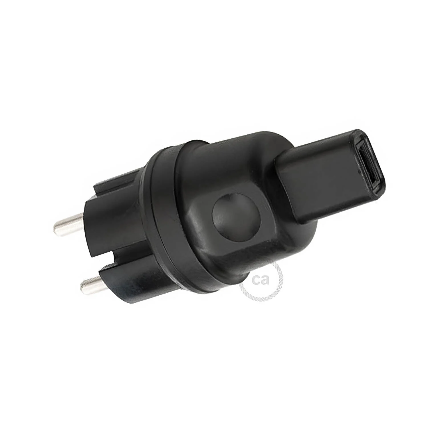 Black Franco-German plug for Lumet String lights System - Image 2