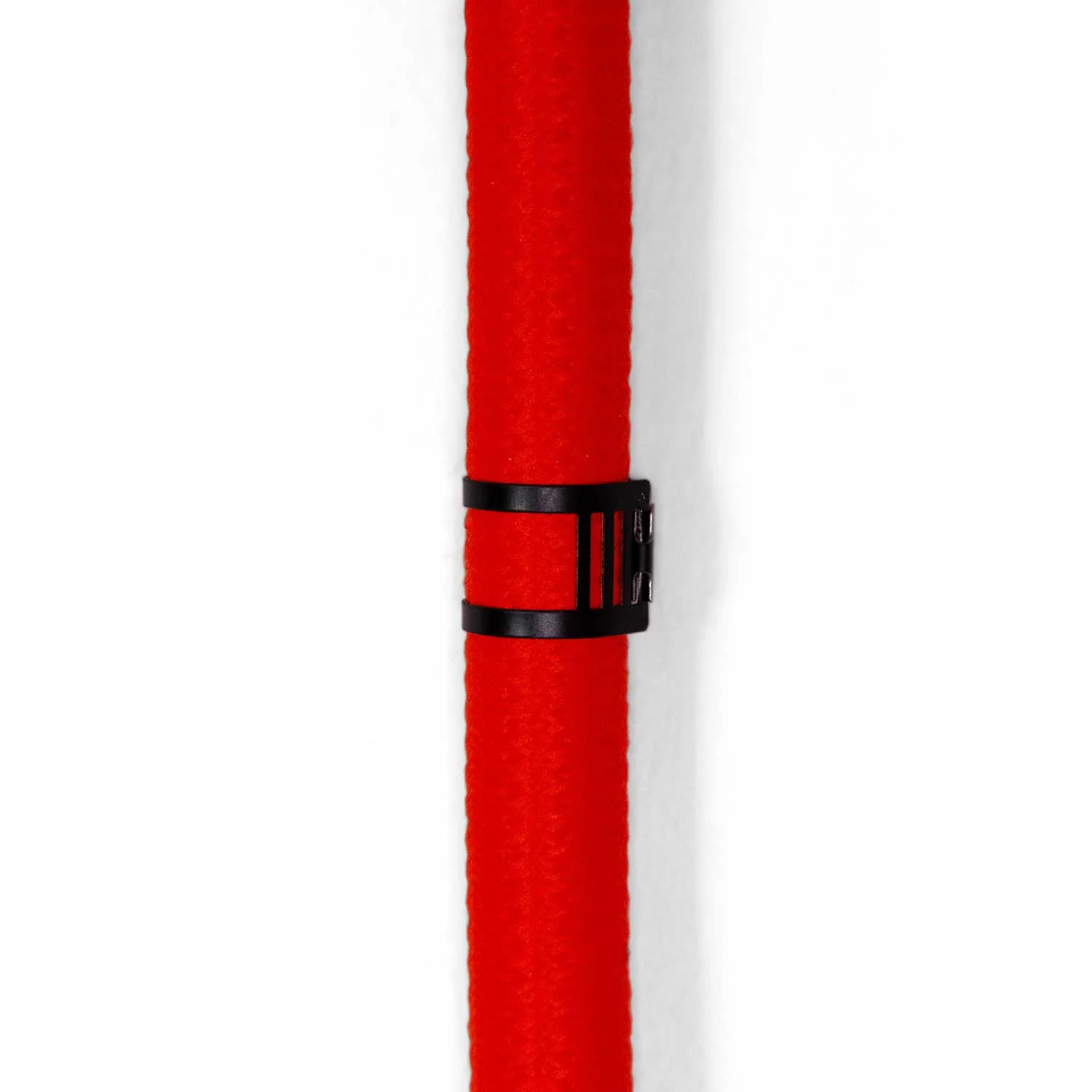 Black metal pipe clip for Creative-Tube - Image 3