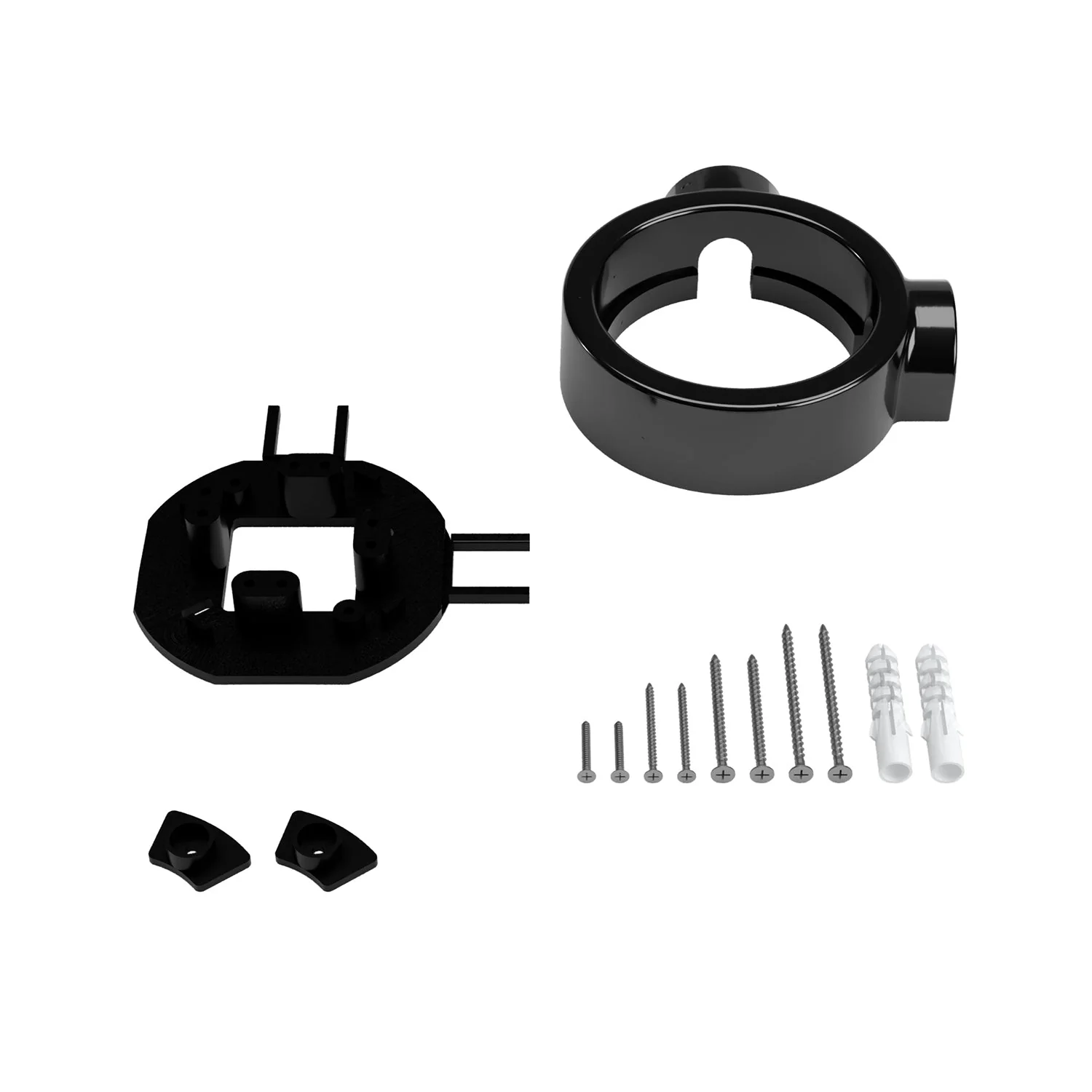 Black porcelain base for electric socket and switch/2-way switch compatible with Creative-Tubes - from 1 to 4 outputs - Image 10