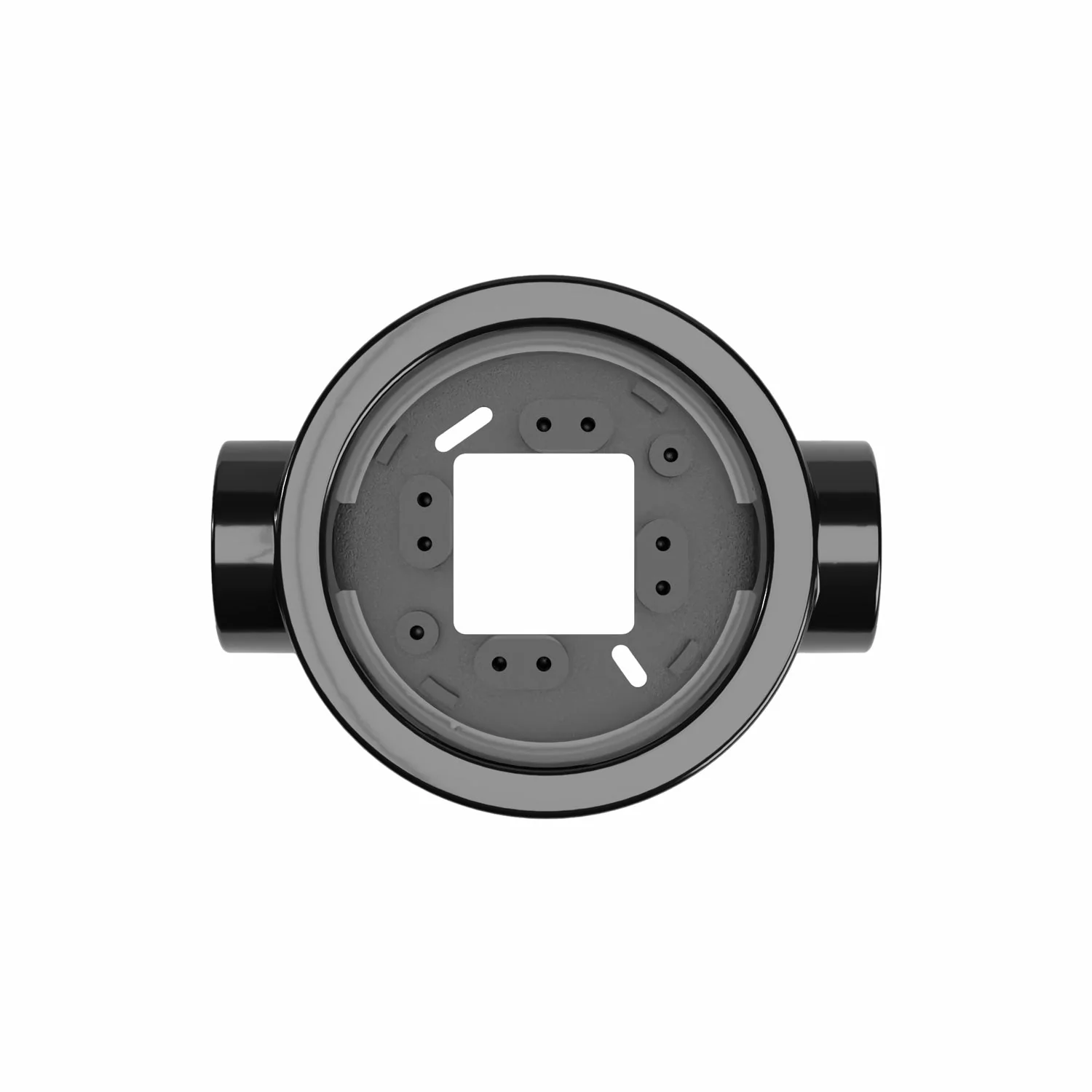 Black porcelain base for electric socket and switch/2-way switch compatible with Creative-Tubes - from 1 to 4 outputs - Image 16