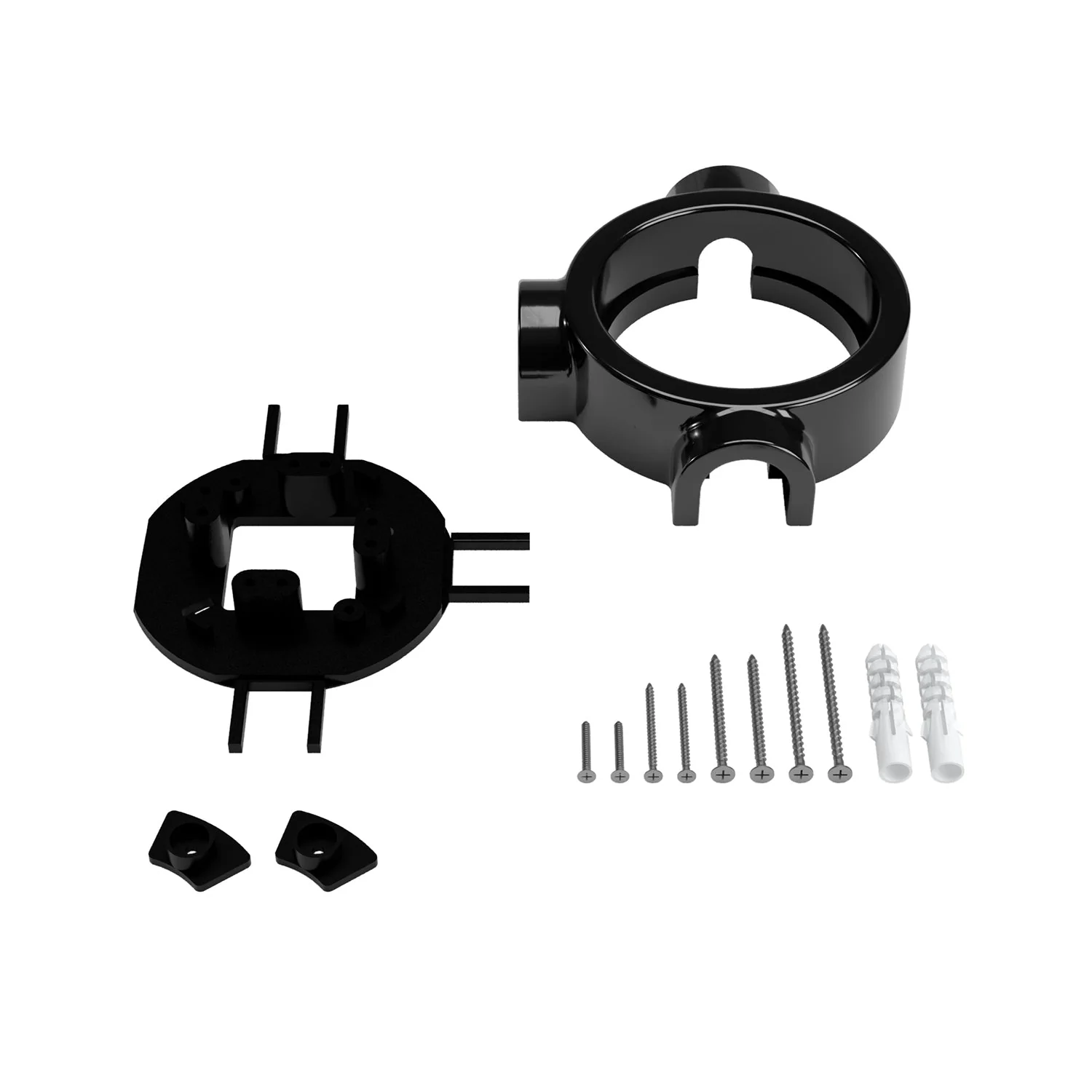 Black porcelain base for electric socket and switch/2-way switch compatible with Creative-Tubes - from 1 to 4 outputs - Image 24