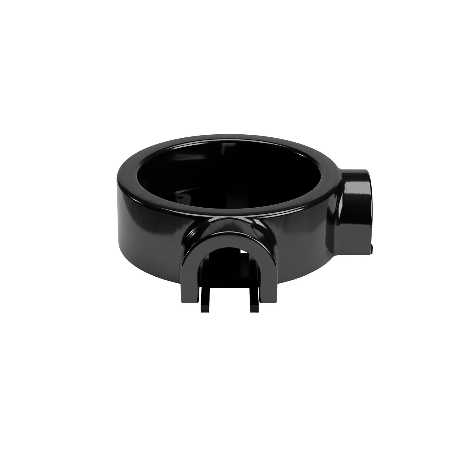 Black porcelain base for electric socket and switch/2-way switch compatible with Creative-Tubes - from 1 to 4 outputs - Image 8