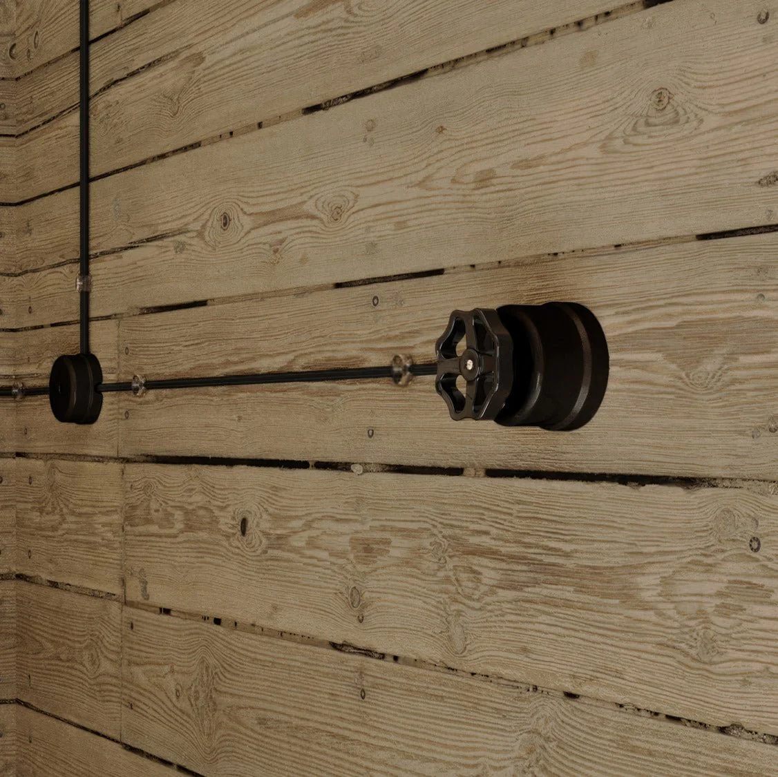 Switch/2-way switch in black porcelain with knob - Image 11
