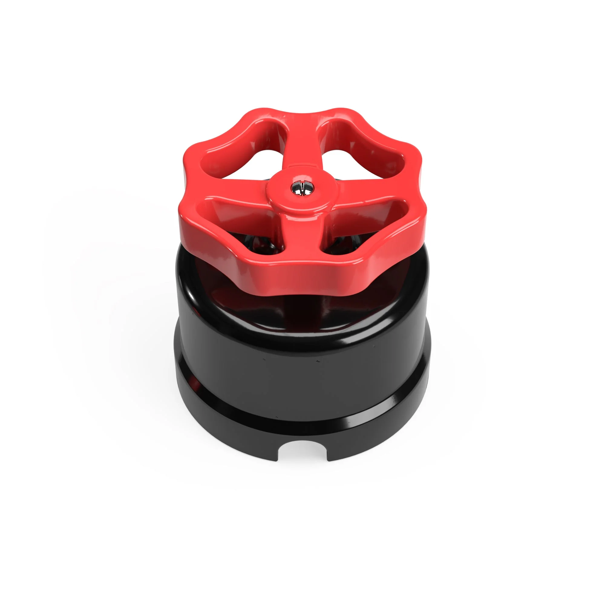 Switch/2-way switch in black porcelain with knob - Image 14