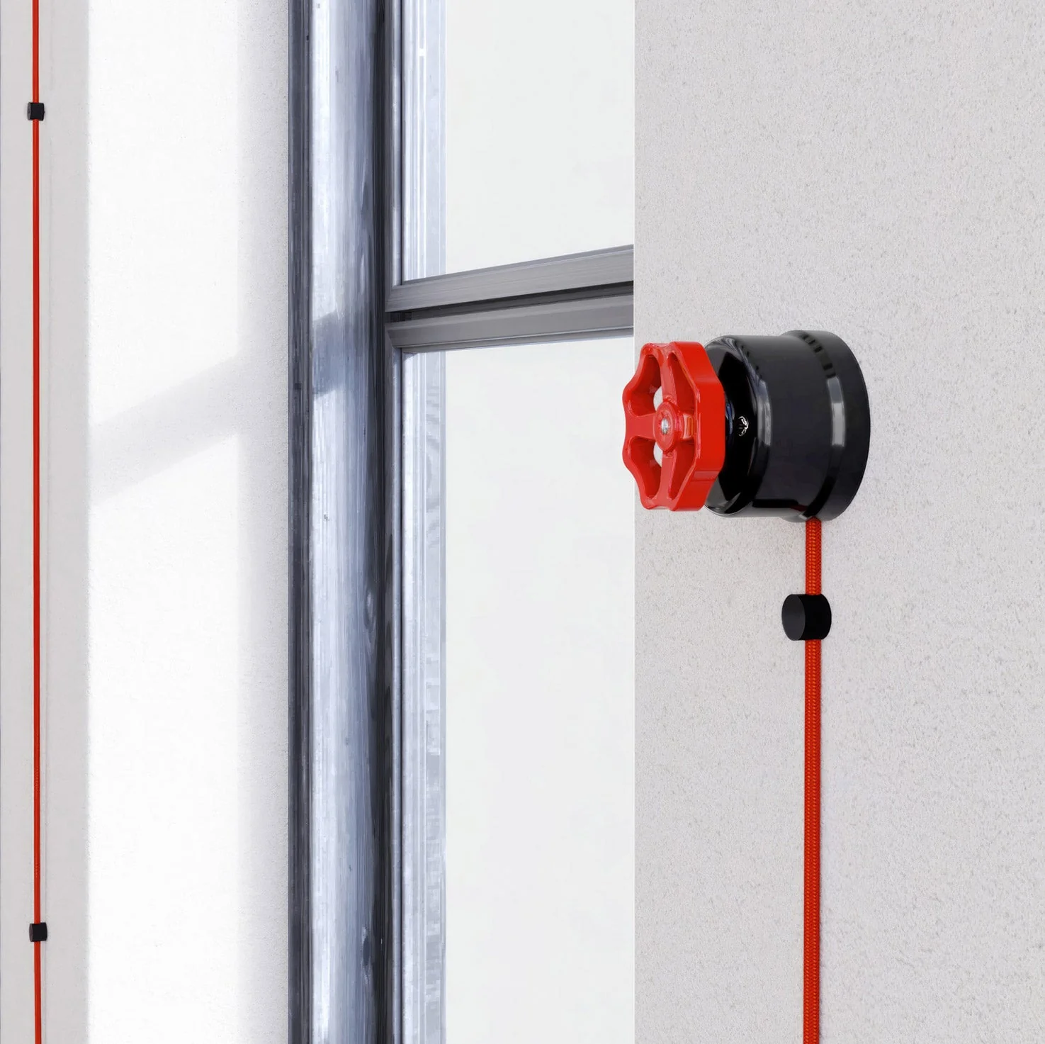 Switch/2-way switch in black porcelain with knob - Image 17