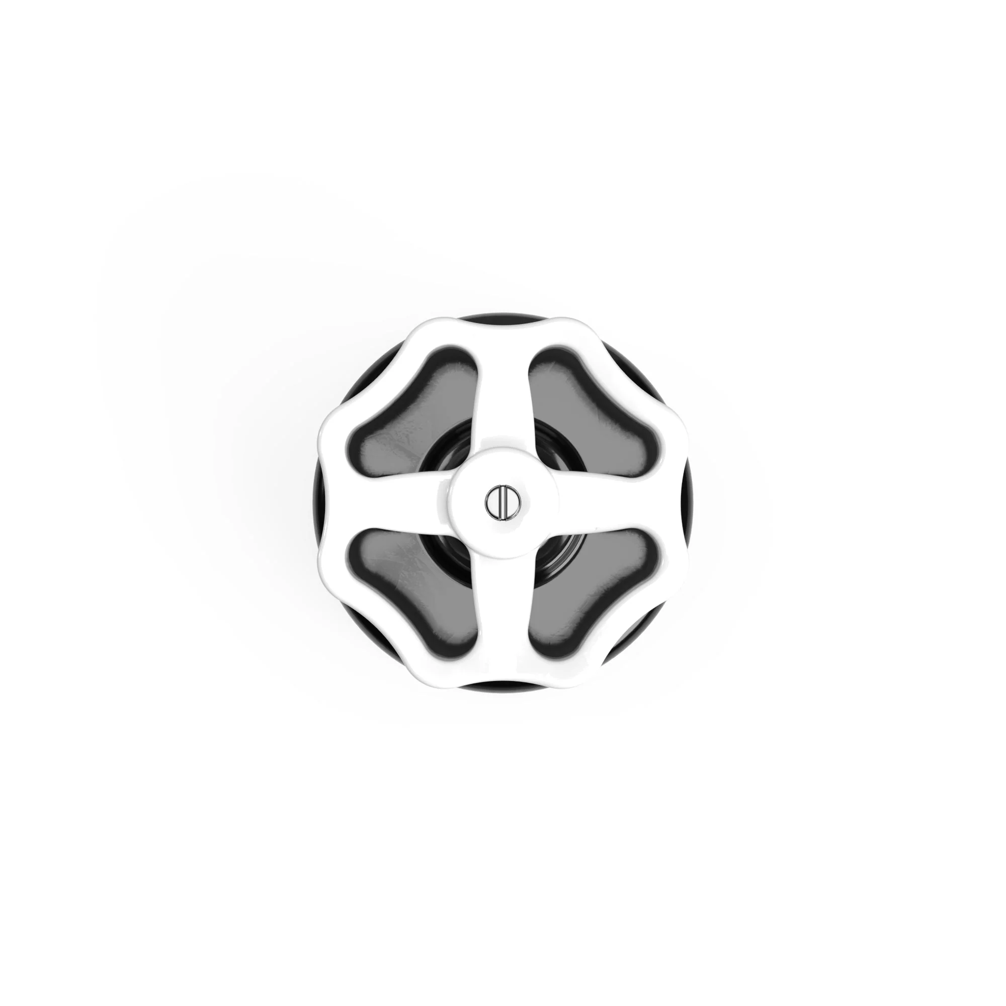 Switch/2-way switch in black porcelain with knob - Image 3