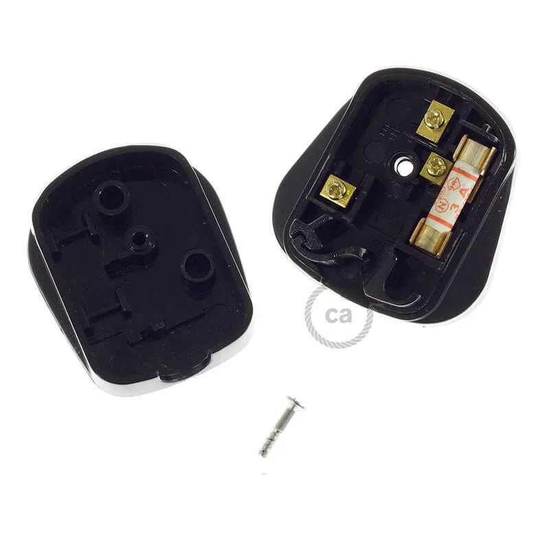 3-pole British plug - Black - Image 2