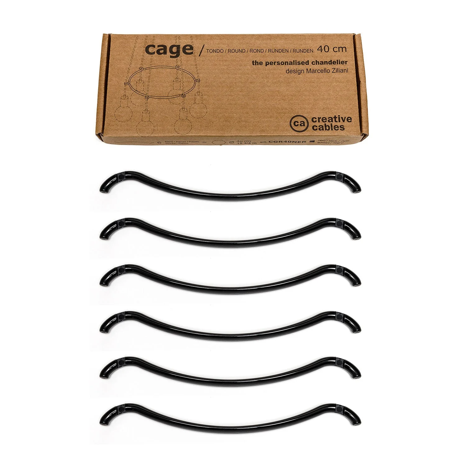 Cage Circle - Structure for chandeliers - Black - Image 2