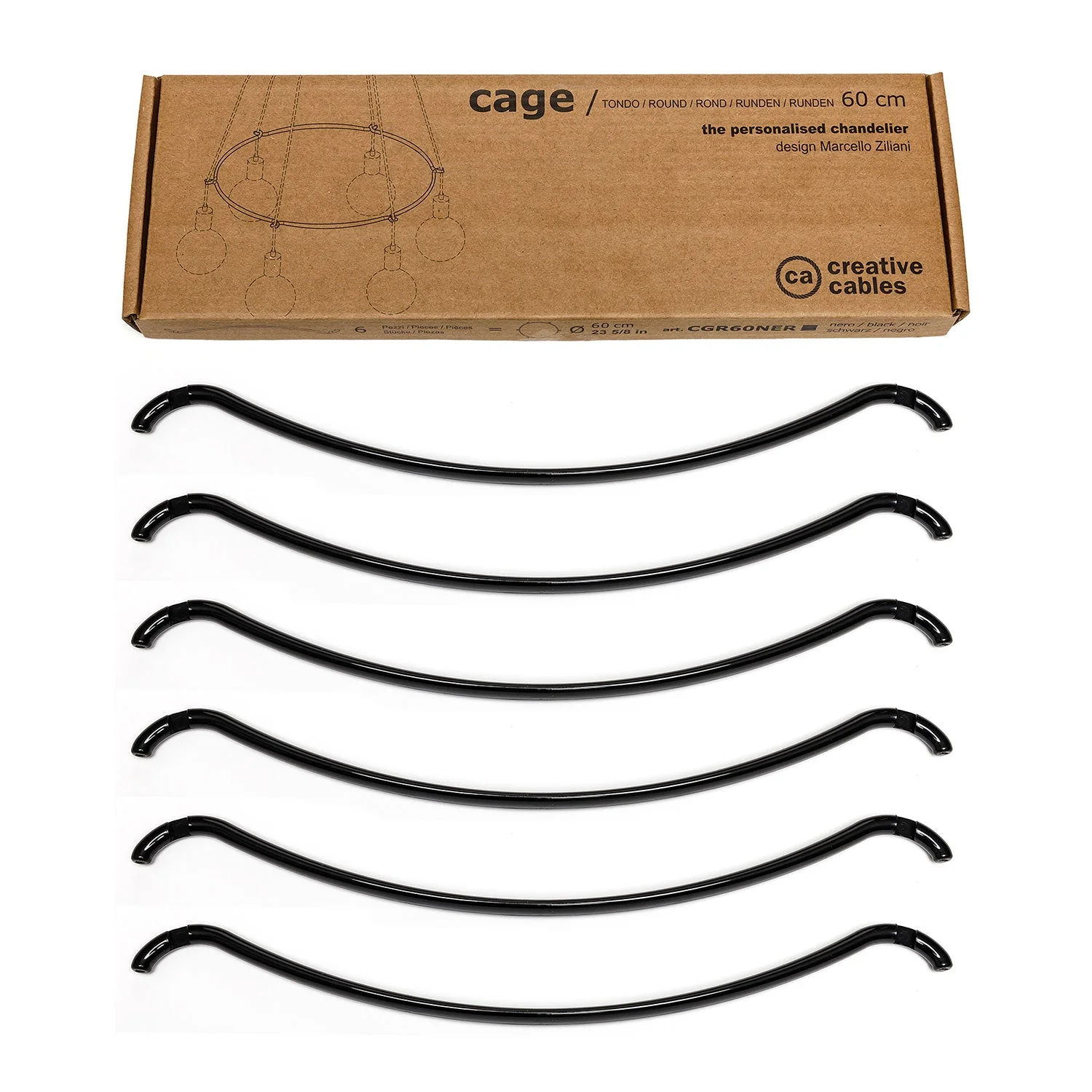 Cage Circle - Structure for chandeliers - Black - Image 7