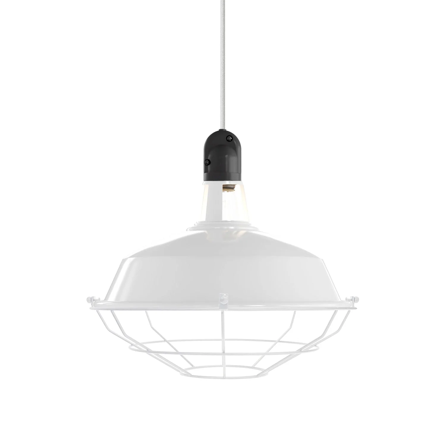 Metal cage for Harbour lampshade - White - Image 3