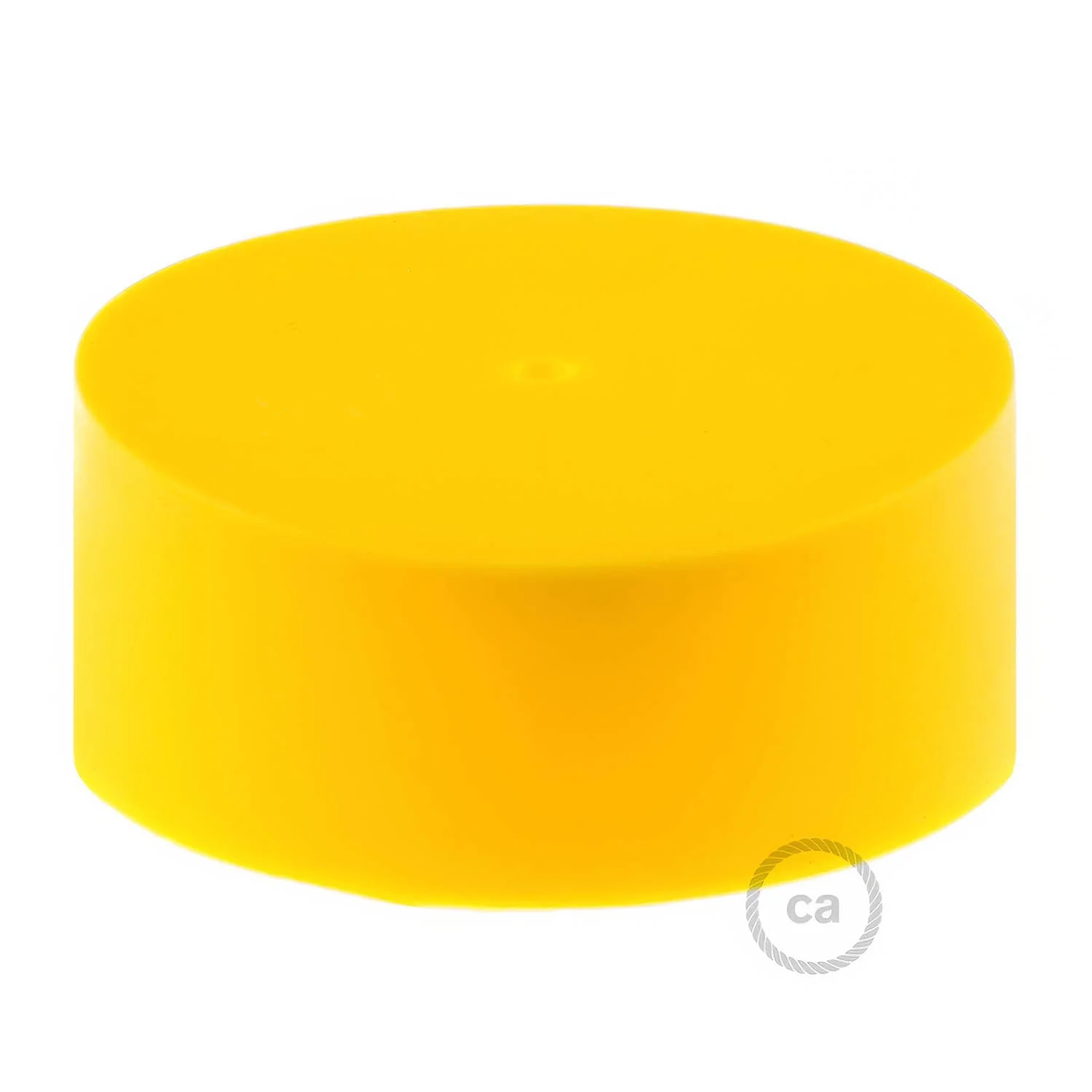 Cylindrical silicone ceiling rose kit - Yellow - Image 2
