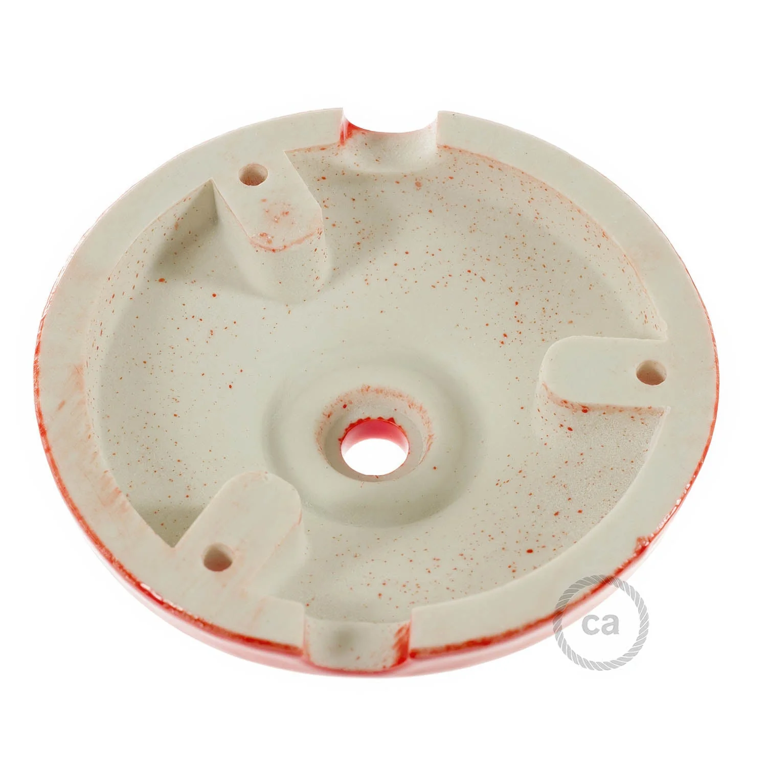 Porcelain ceiling rose kit - Red - Image 4