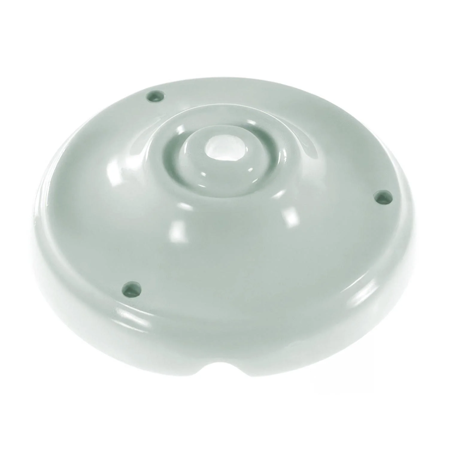 Porcelain ceiling rose kit - Sage green - Image 2