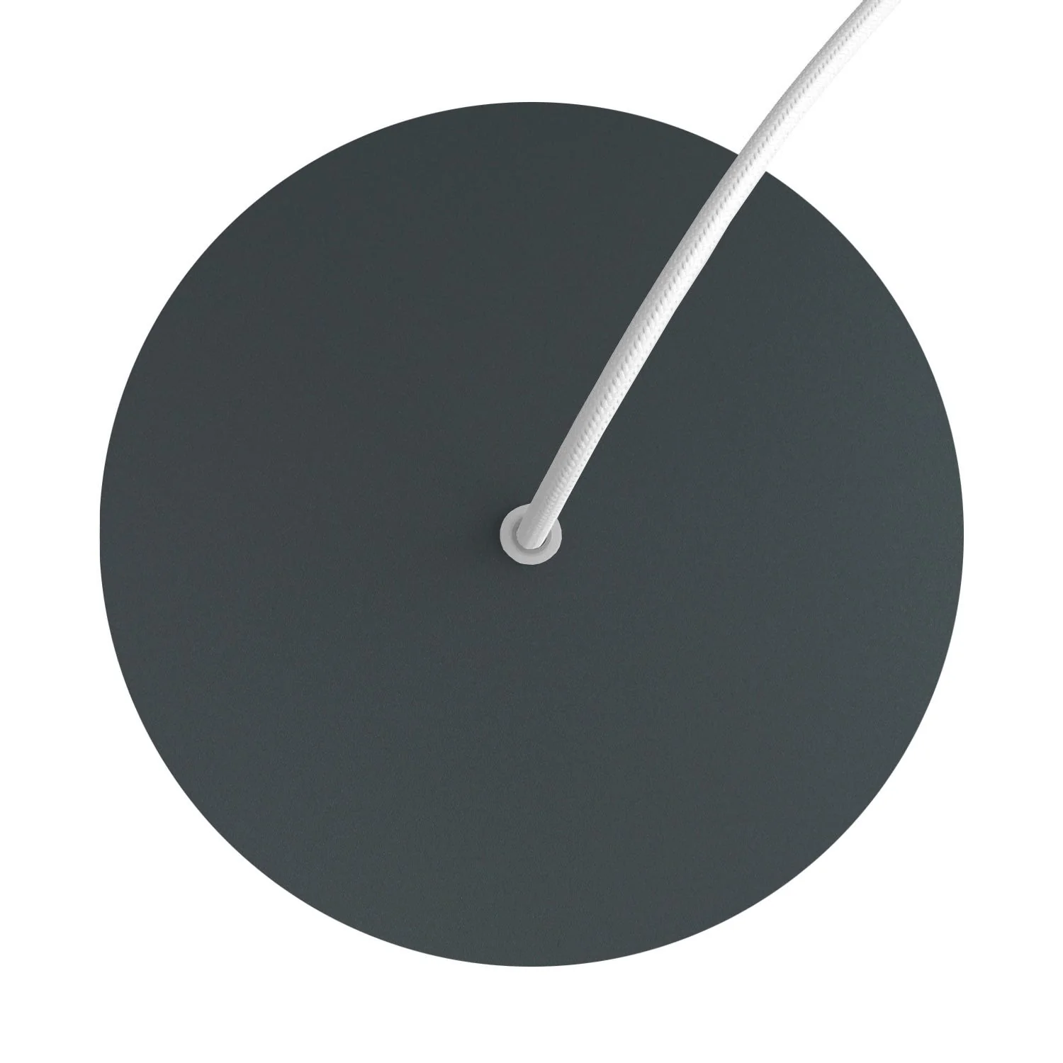 Rose-One round ceiling rose, 200 mm diameter with 1 hole and 4 side holes - Anthracite - Image 2