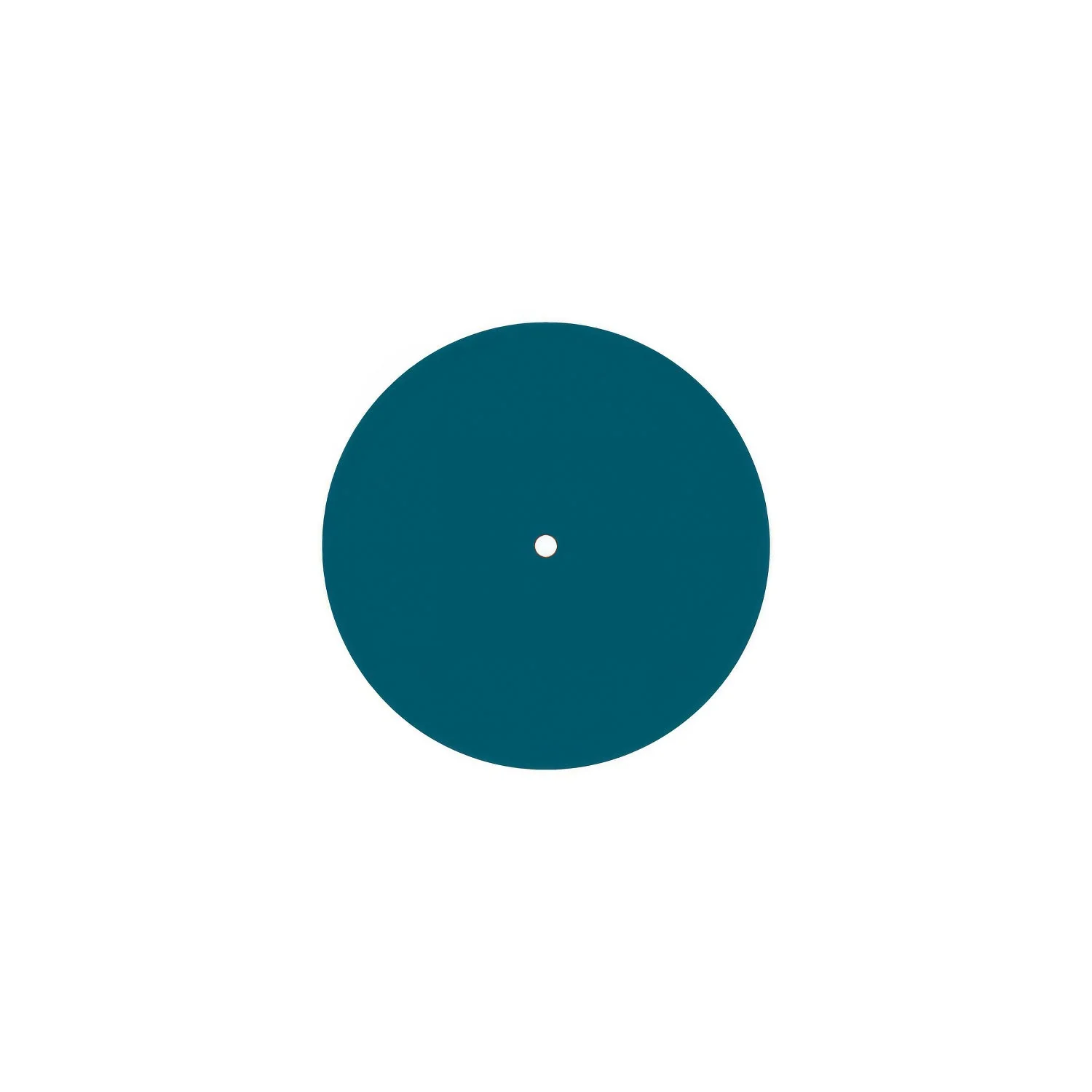 Rose-One round ceiling rose, 200 mm diameter with 1 hole and 4 side holes – Petrol Blue - Image 3