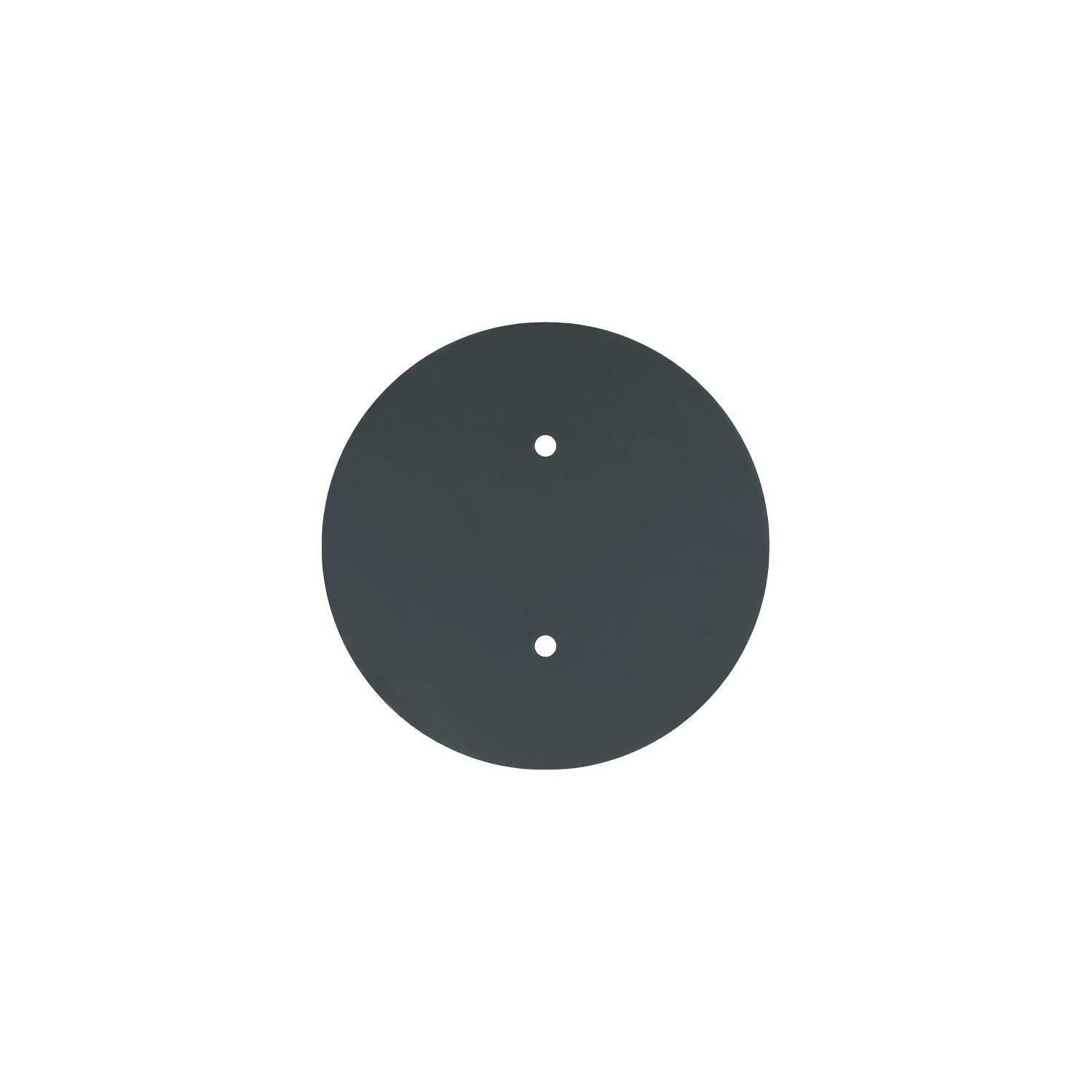 Rose-One round ceiling rose, 200 mm diameter with 2 holes and 4 side holes – Anthracite - Image 3