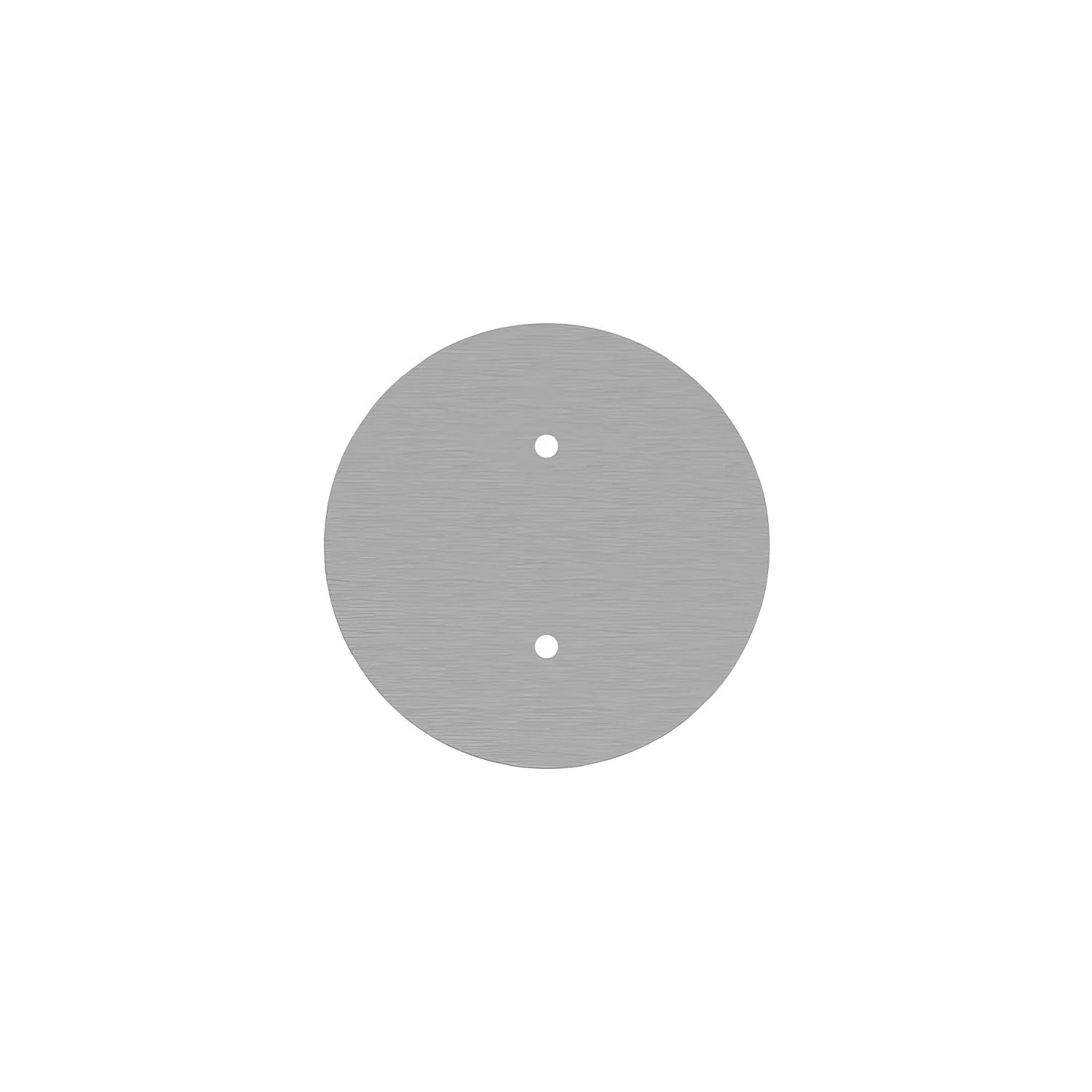Rose-One round ceiling rose, diameter 200 mm with 2 holes and 4 side holes – Satin-finish Dibond Steel - Image 3