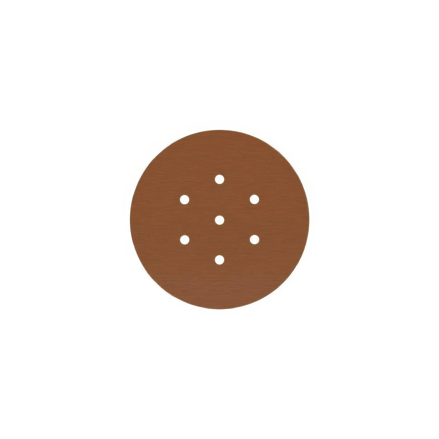 Rose-One round ceiling rose, 200 mm diameter with 7 holes and 4 side holes - Satin Copper Dibond - Image 3