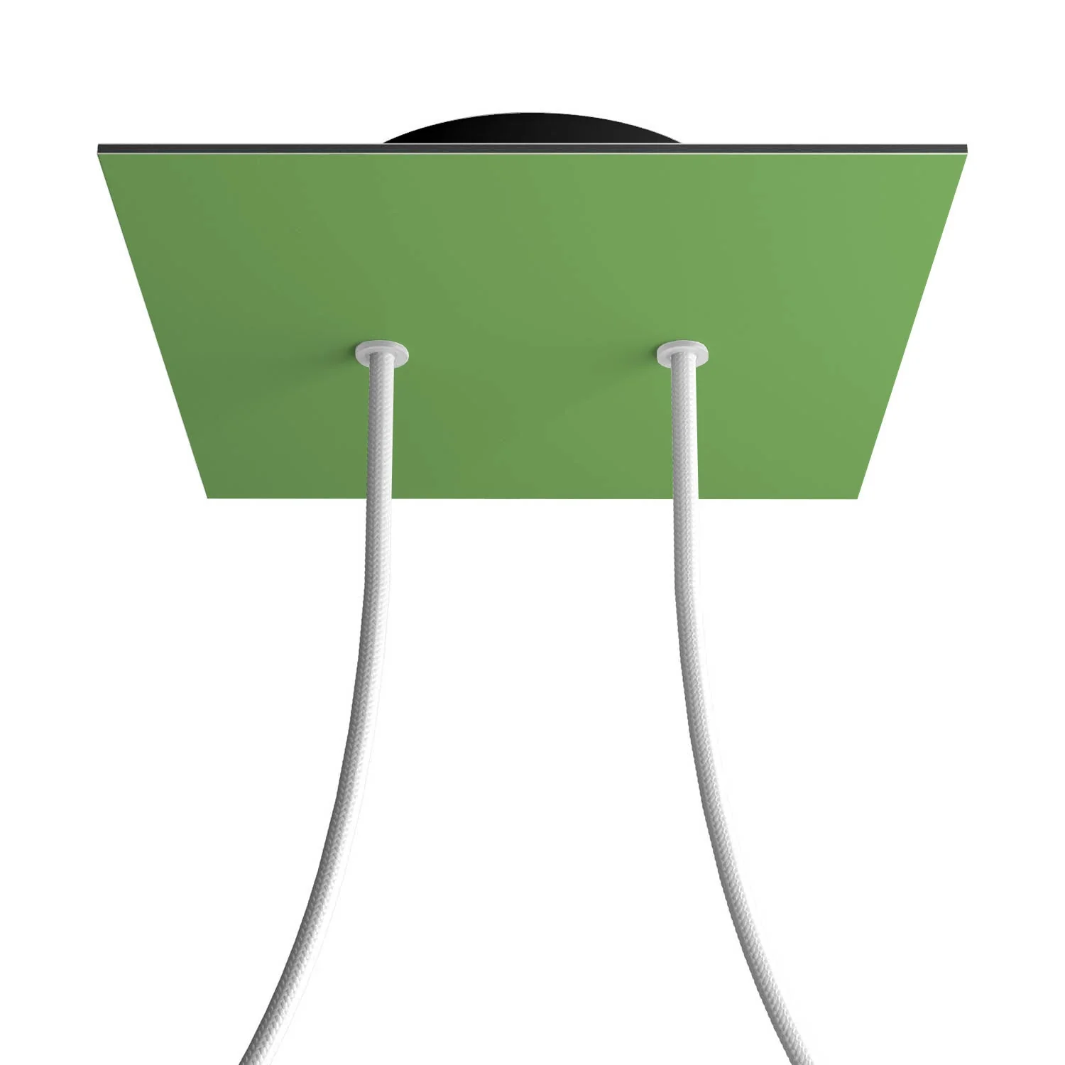 Rose-One square ceiling rose, 200 mm with 2 holes and 4 side holes - Meadow Green - Image 8