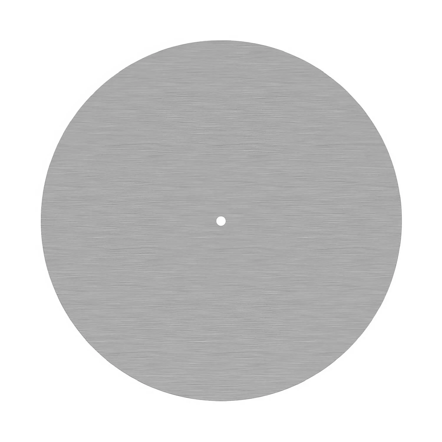 XXL round Rose-One ceiling rose, 400 mm diameter with 1 hole and 4 side holes - Satin steel Dibond - Image 3