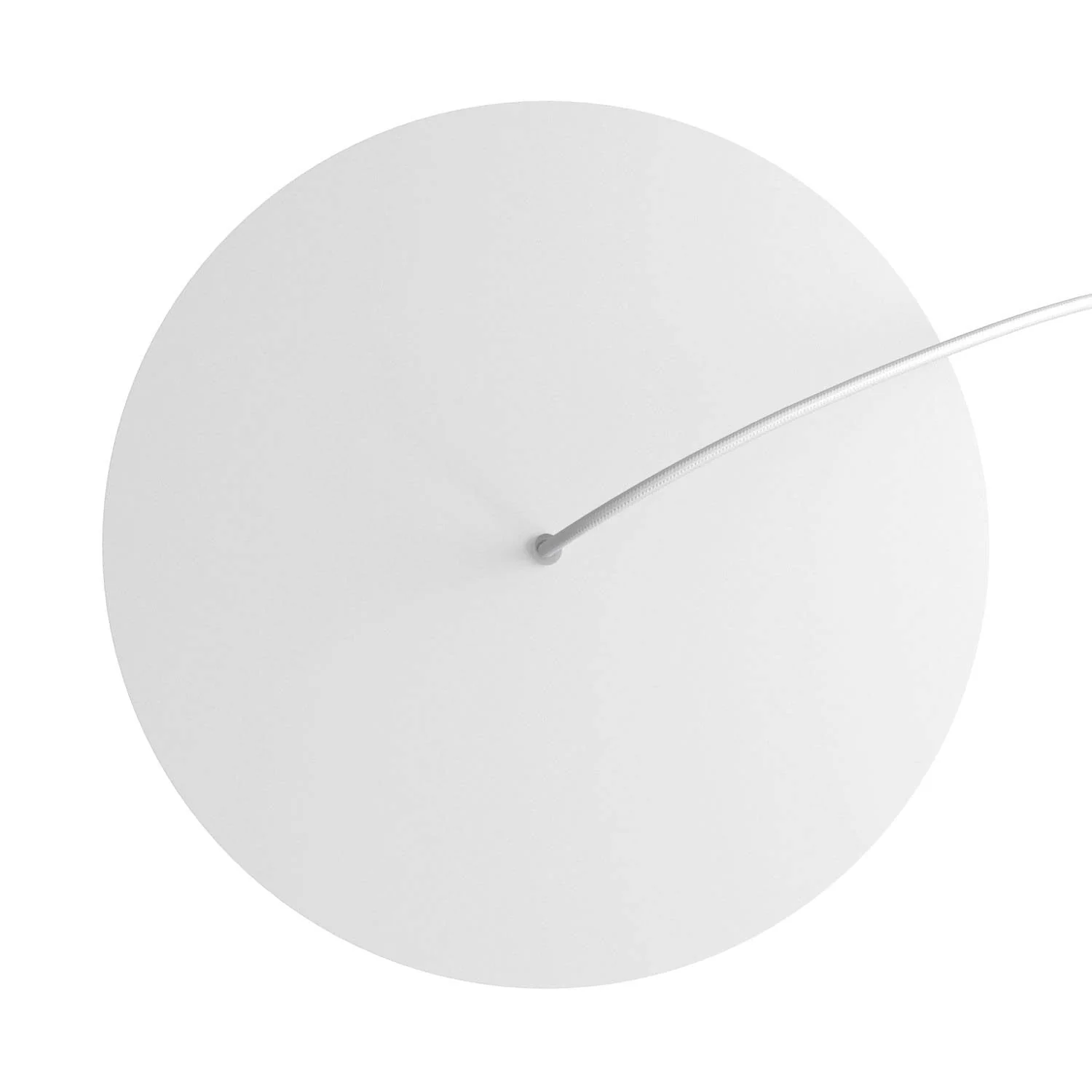 XXL Ceiling rose Rose-One round, diameter 400 mm with 1 hole and 4 side holes - Matt white - Image 2