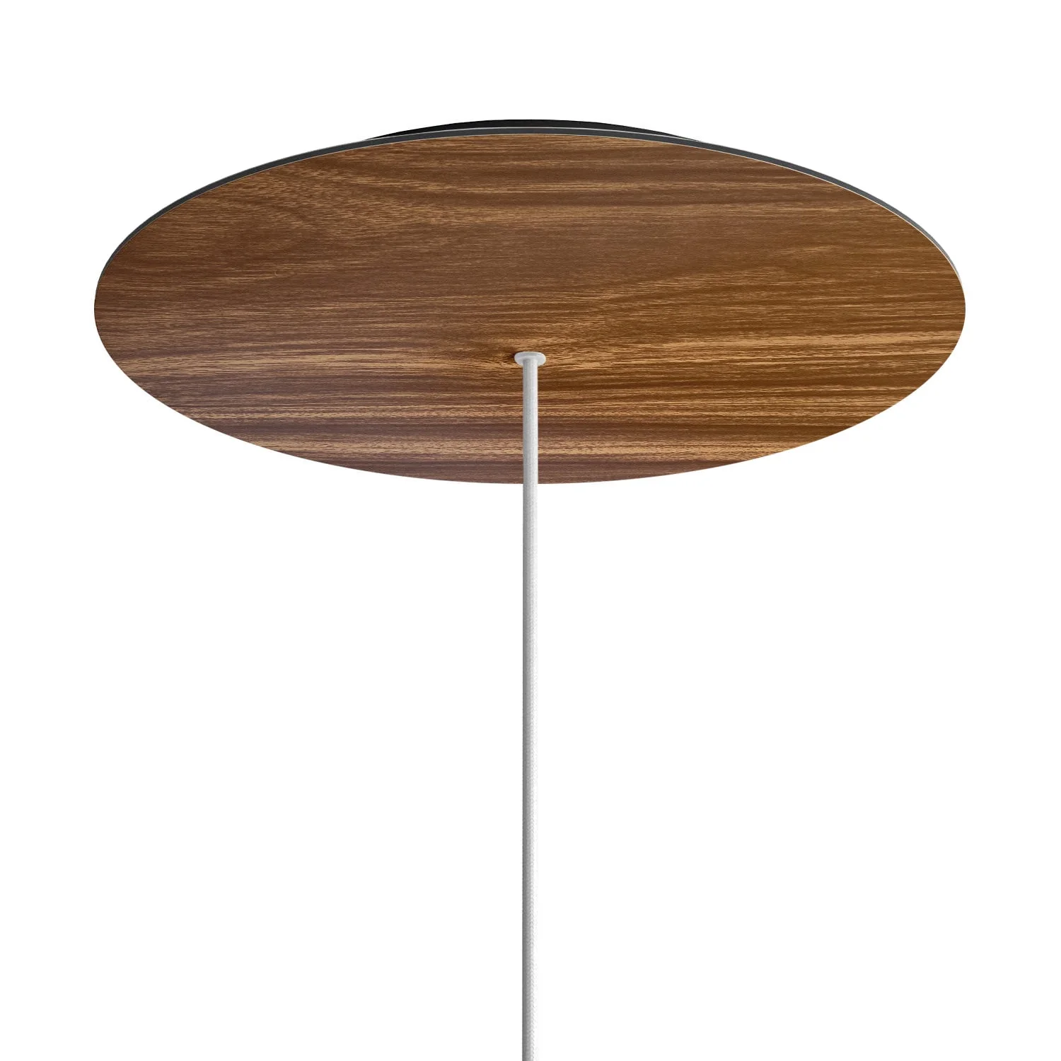 XXL Rose-One round ceiling rose, diameter 400 mm with 1 hole and 4 side holes - Wood - Image 8