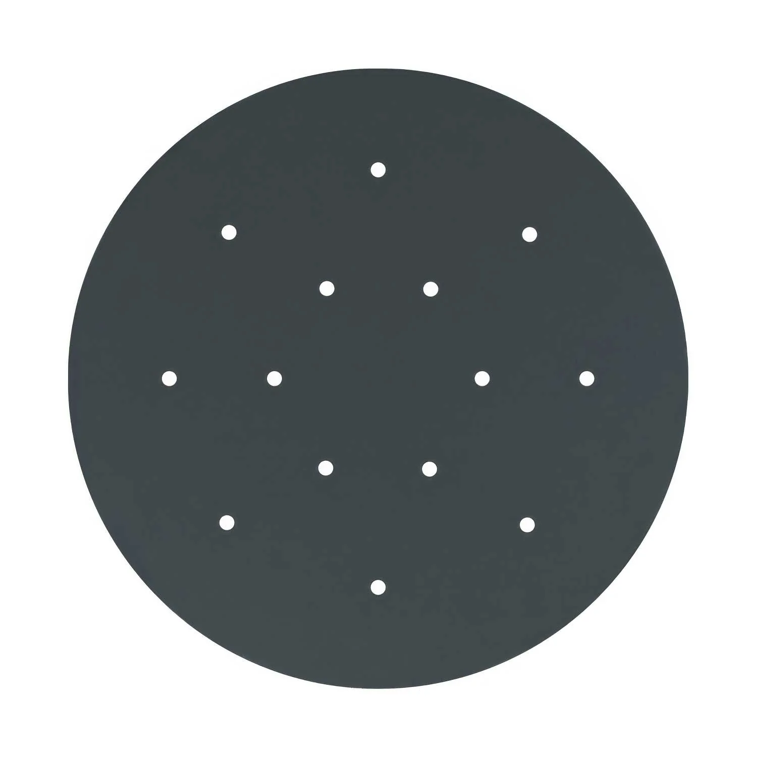 XXL Rose-One round ceiling rose, 400 mm diameter with 14 holes and 4 side holes - Anthracite - Image 3