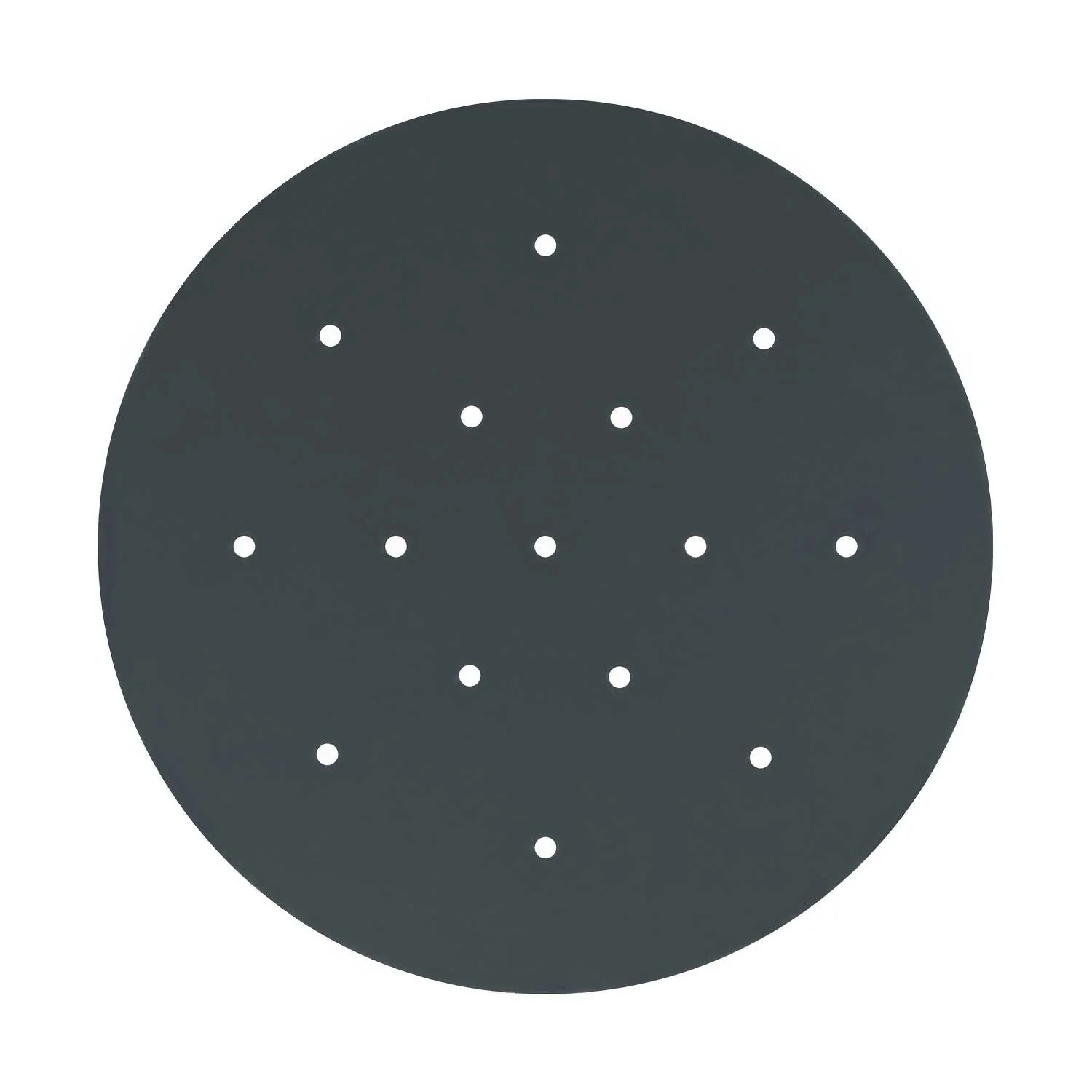 XXL Rose-One round ceiling rose, 400 mm diameter with 15 holes and 4 side holes - Anthracite - Image 3