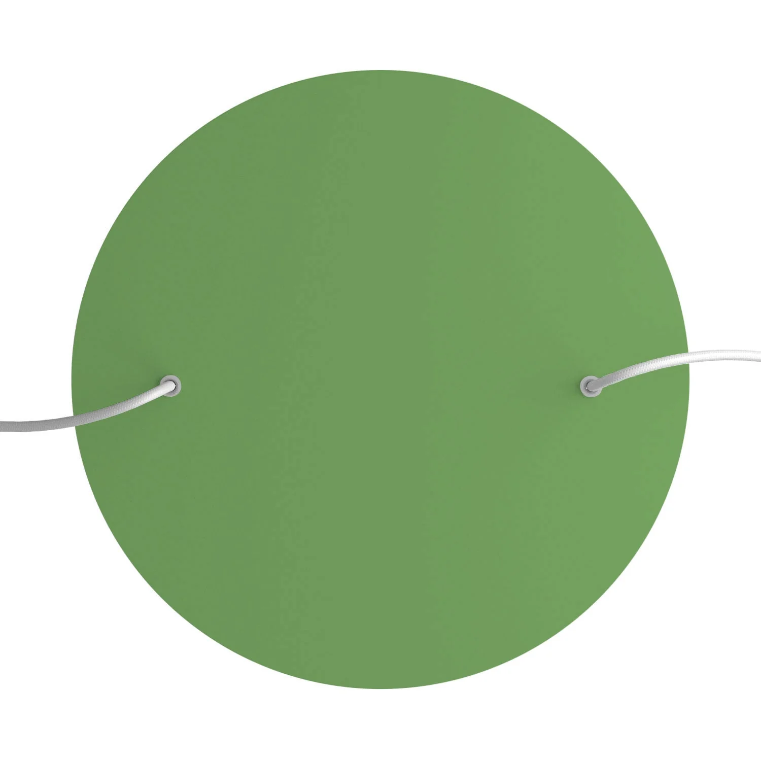 XXL Rose-One round ceiling rose, diameter 400 mm with 2 holes and 4 side holes - Meadow green - Image 2