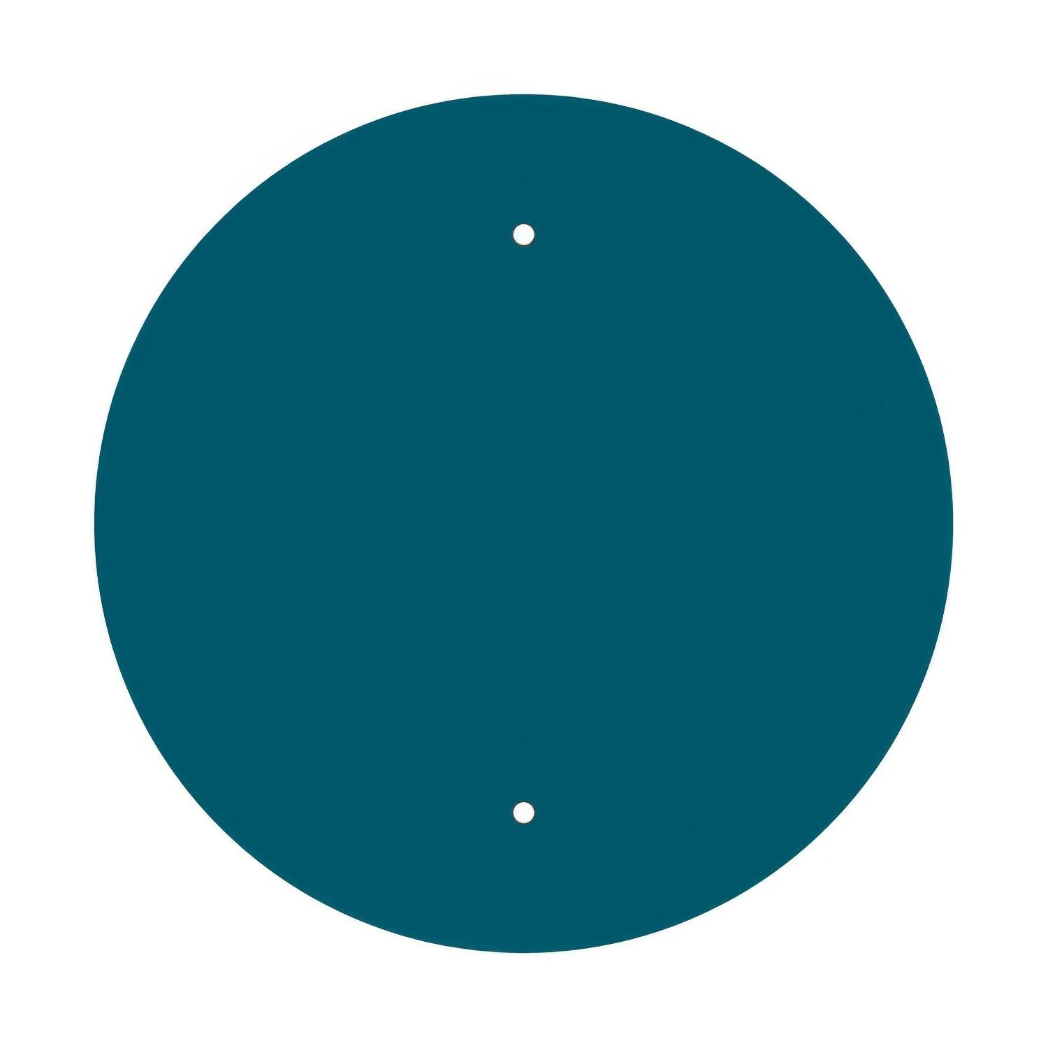 XXL Rose-One round ceiling rose, 400 mm diameter with 2 holes and 4 side holes – Petrol blue - Image 3