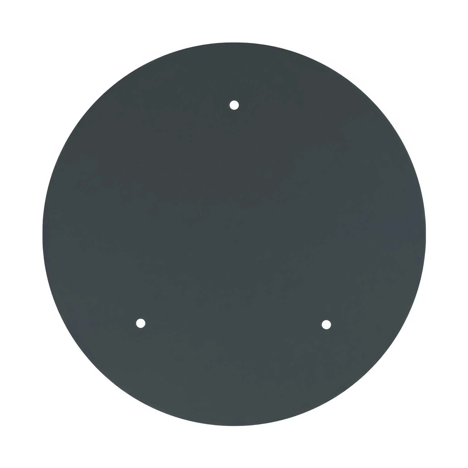 XXL Rose-One round Ceiling rose, diameter 400 mm with 3 holes and 4 side holes - Anthracite - Image 3