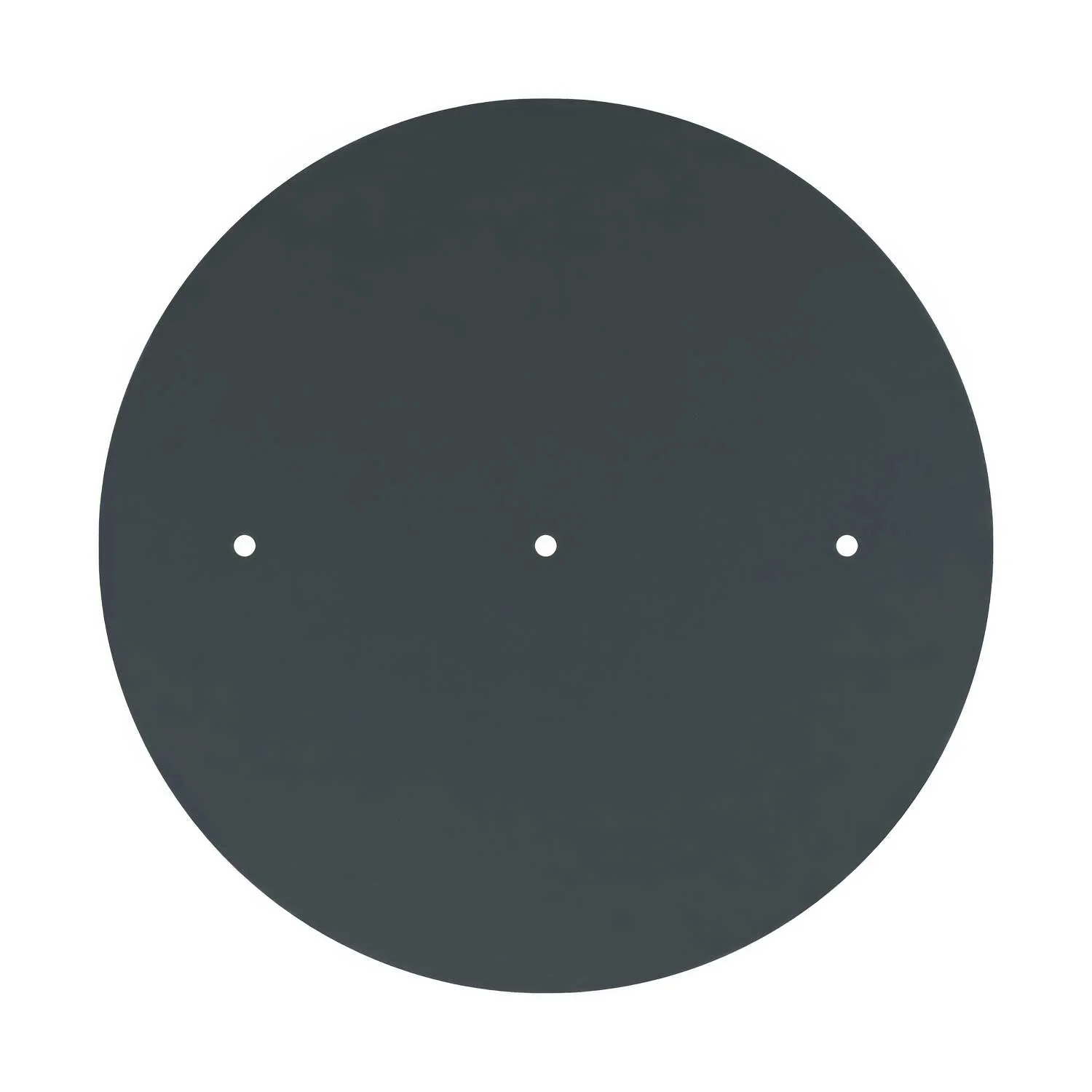 XXL Rose-One round Ceiling rose, 400 mm diameter with 3 holes in line and 4 side holes – Anthracite - Image 3