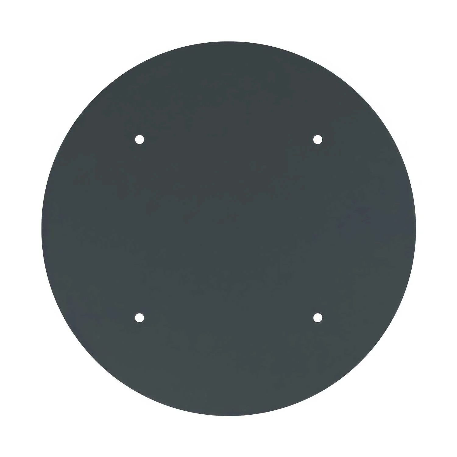 XXL Rose-One round ceiling rose, 400 mm diameter with 4 holes and 4 side holes - Anthracite - Image 3
