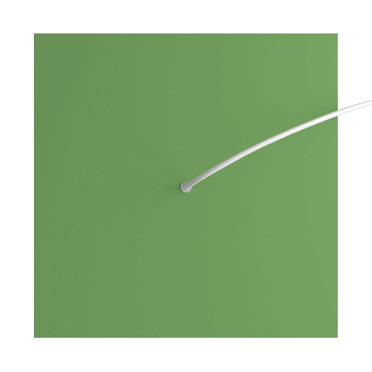 XXL Rose-One square ceiling rose, 400 mm with 1 hole and 4 side holes - Meadow Green - Image 2