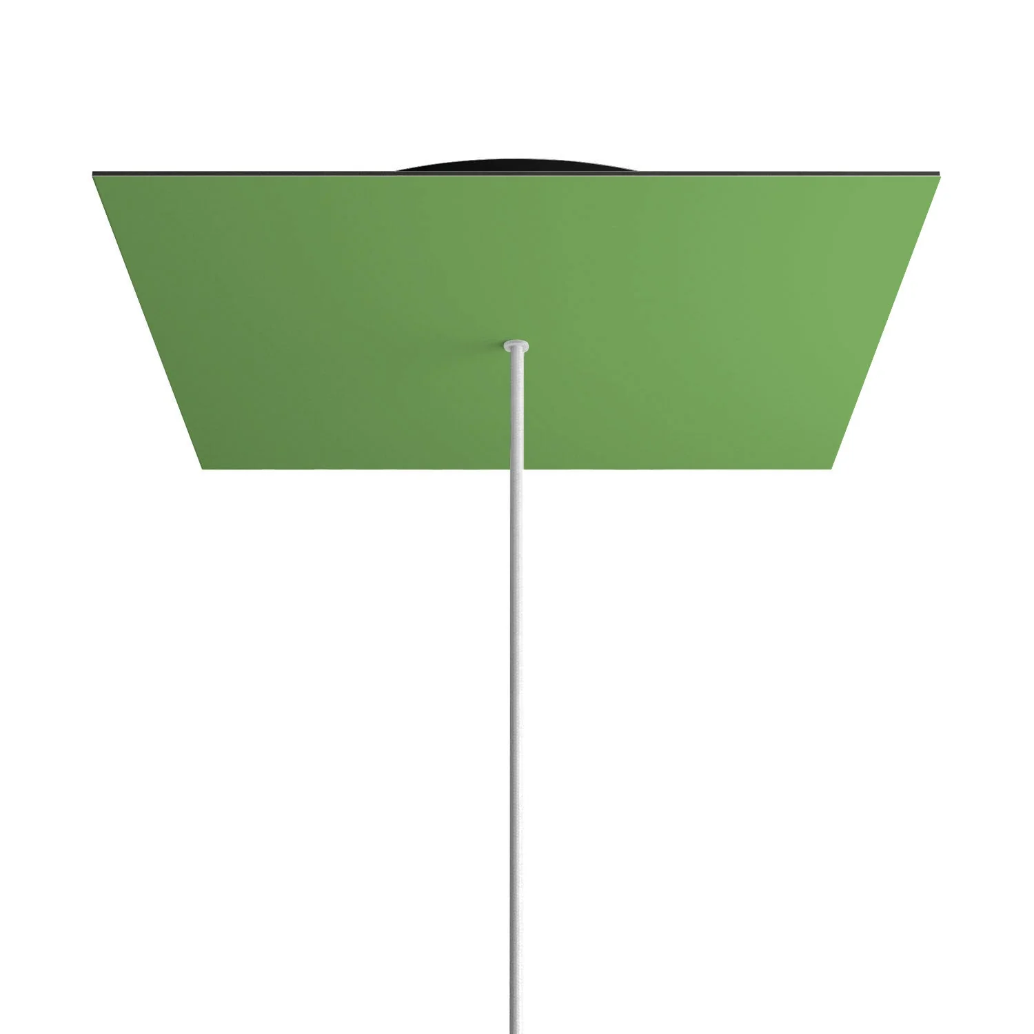 XXL Rose-One square ceiling rose, 400 mm with 1 hole and 4 side holes - Meadow Green - Image 8