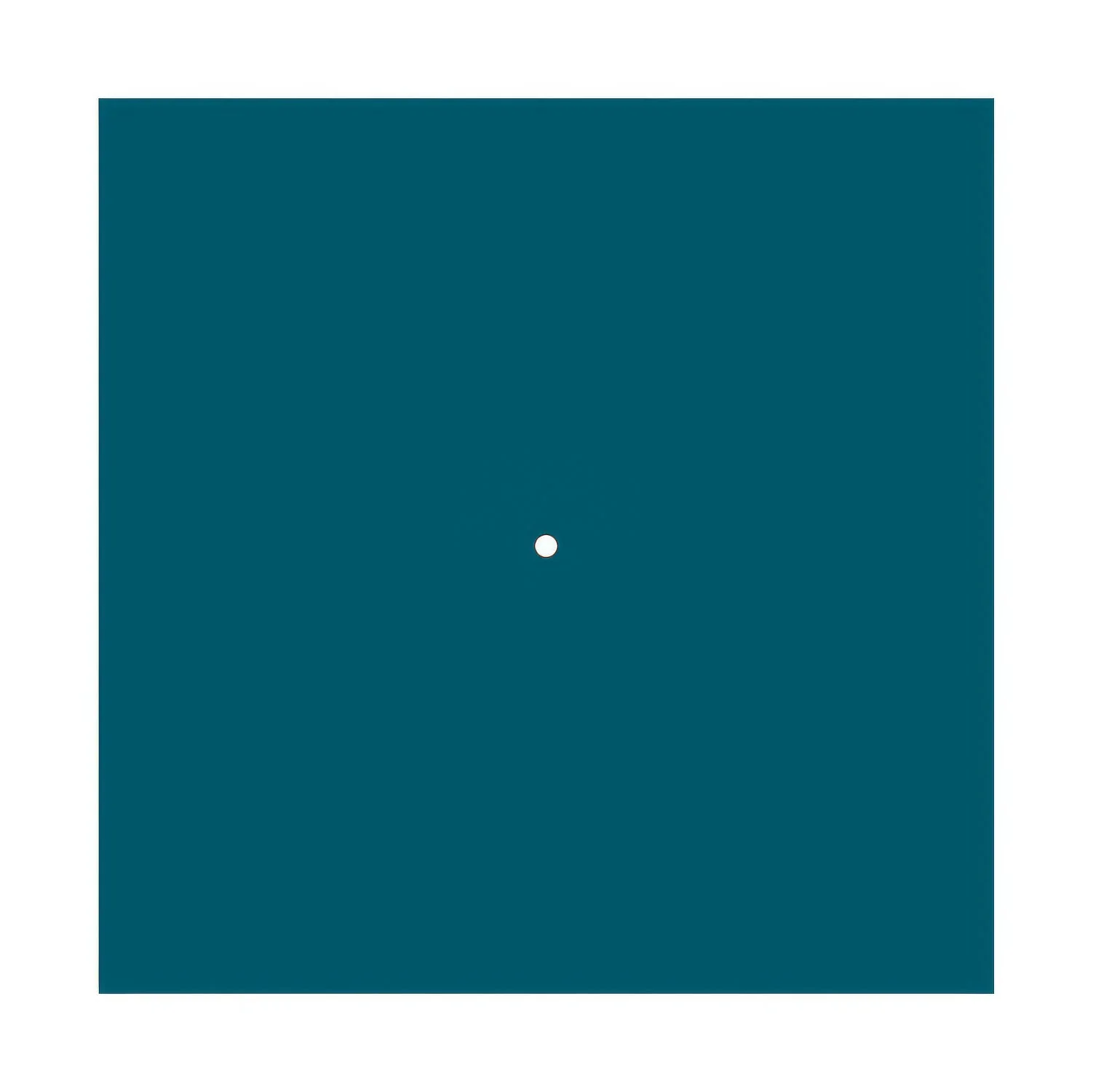 XXL Rose-One square ceiling rose, 400 mm with 1 central hole and 4 side holes - Petrol Blue - Image 3