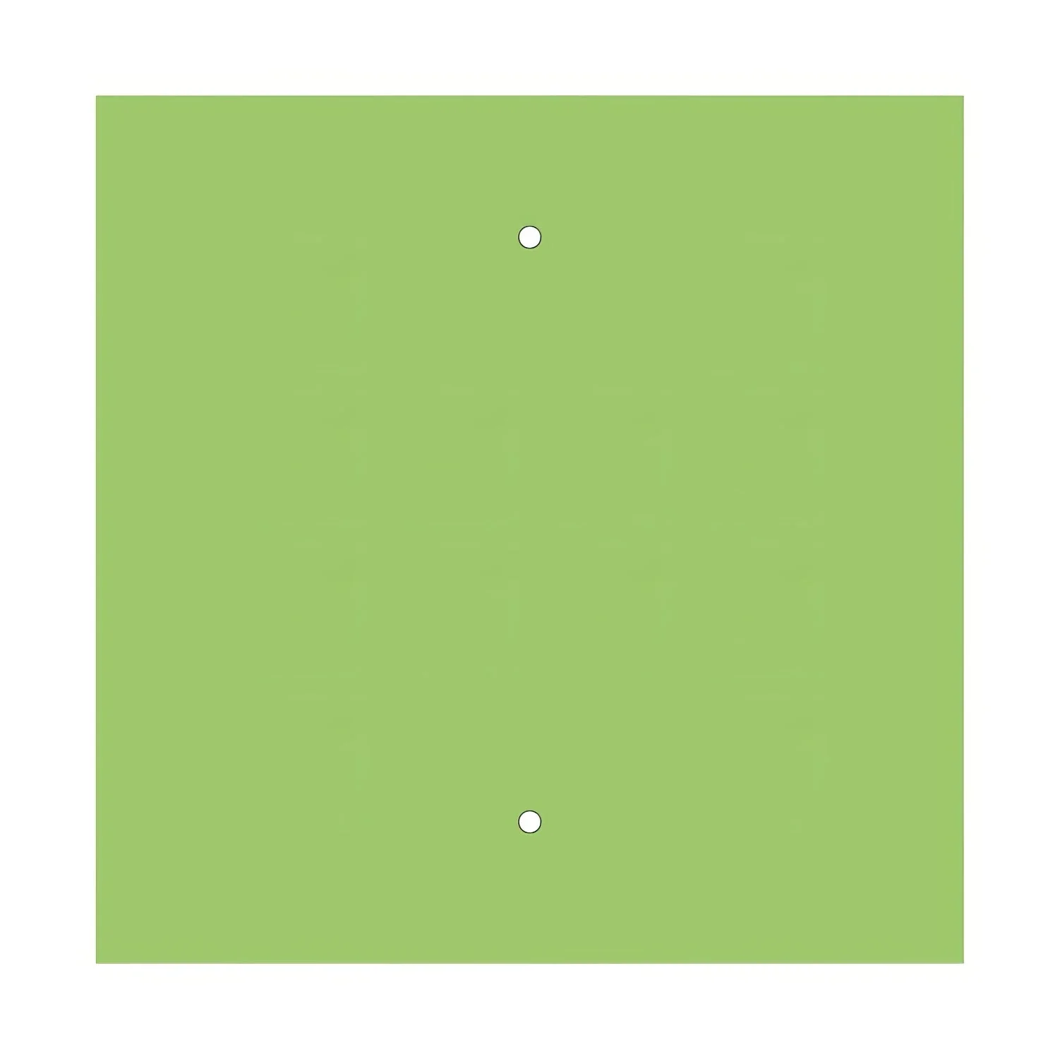 XXL Rose-One square ceiling rose, 400 mm with 2 holes and 4 side holes - Meadow green - Image 3